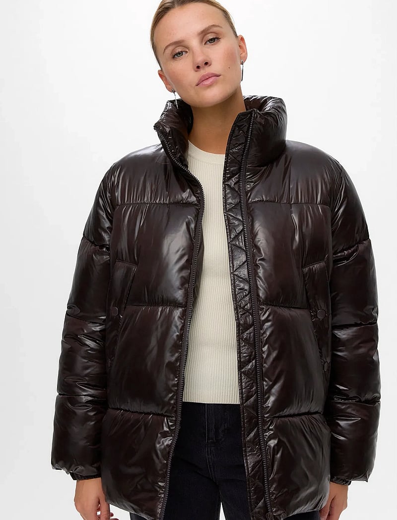 Vero Moda - VMSABRINA SHORT JACKET GA - dunjackor - chocolate torte - 3