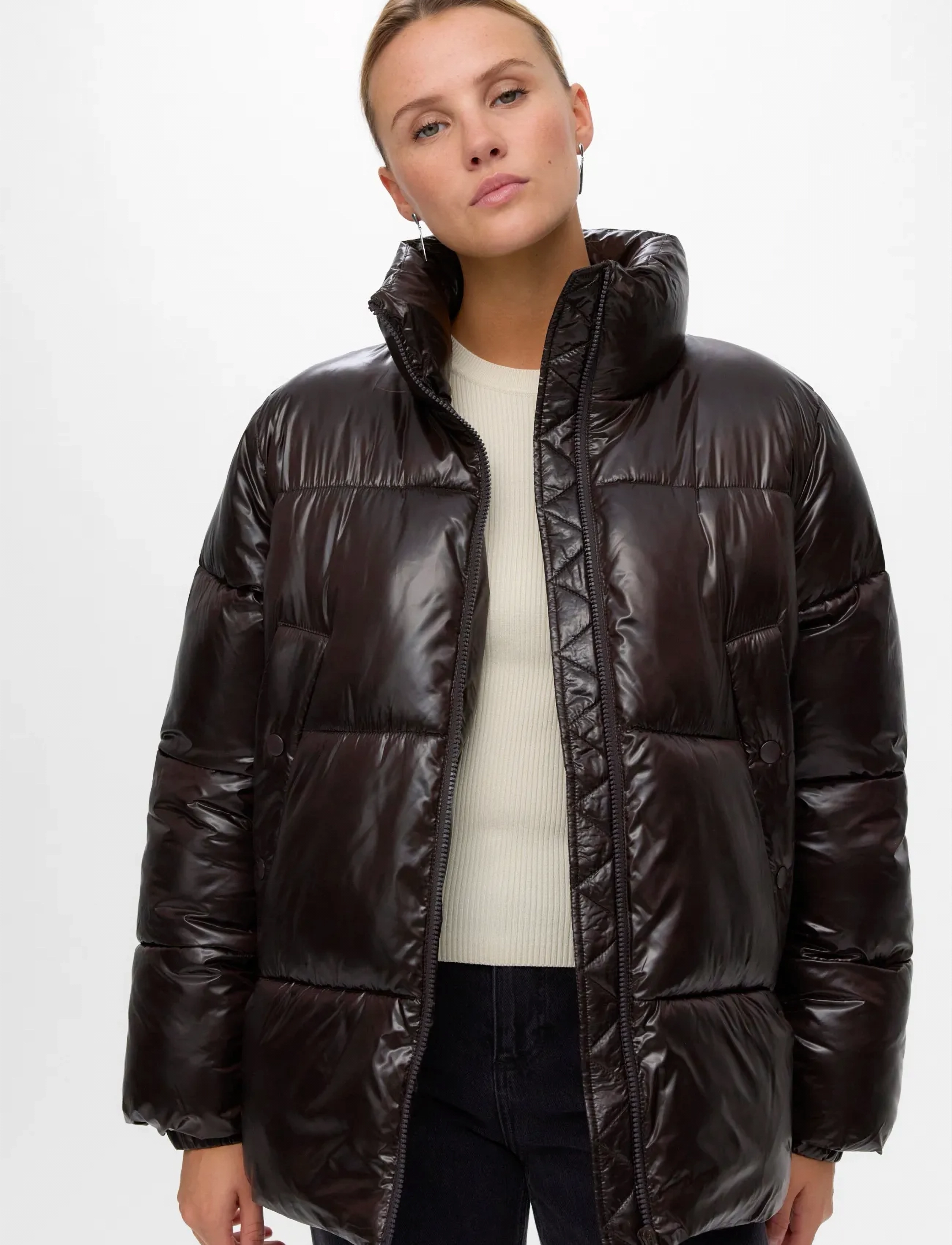 Vero Moda - VMSABRINA SHORT JACKET GA - ziemas jakas - chocolate torte - 3