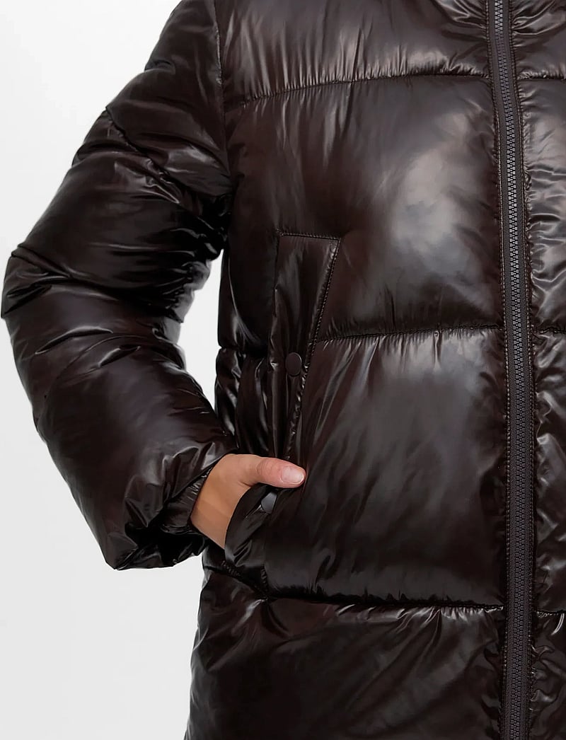 Vero Moda - VMSABRINA SHORT JACKET GA - dunjackor - chocolate torte - 4