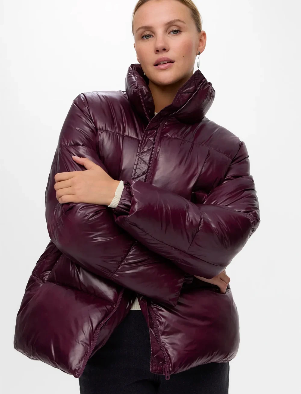 Vero Moda - VMSABRINA SHORT JACKET GA - dunjackor - winetasting - 3