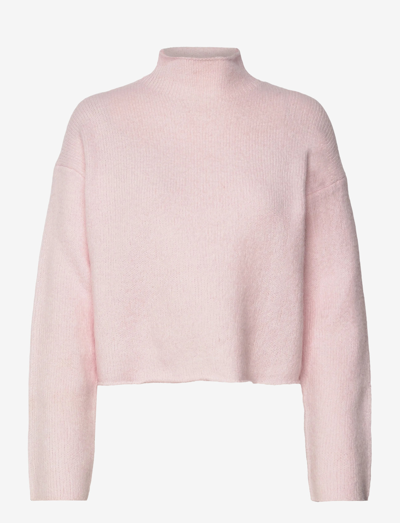 Vero Moda - VMMIRLA LS HIGHNECK PULLOVER - sviitrid - pink-a-boo - 0