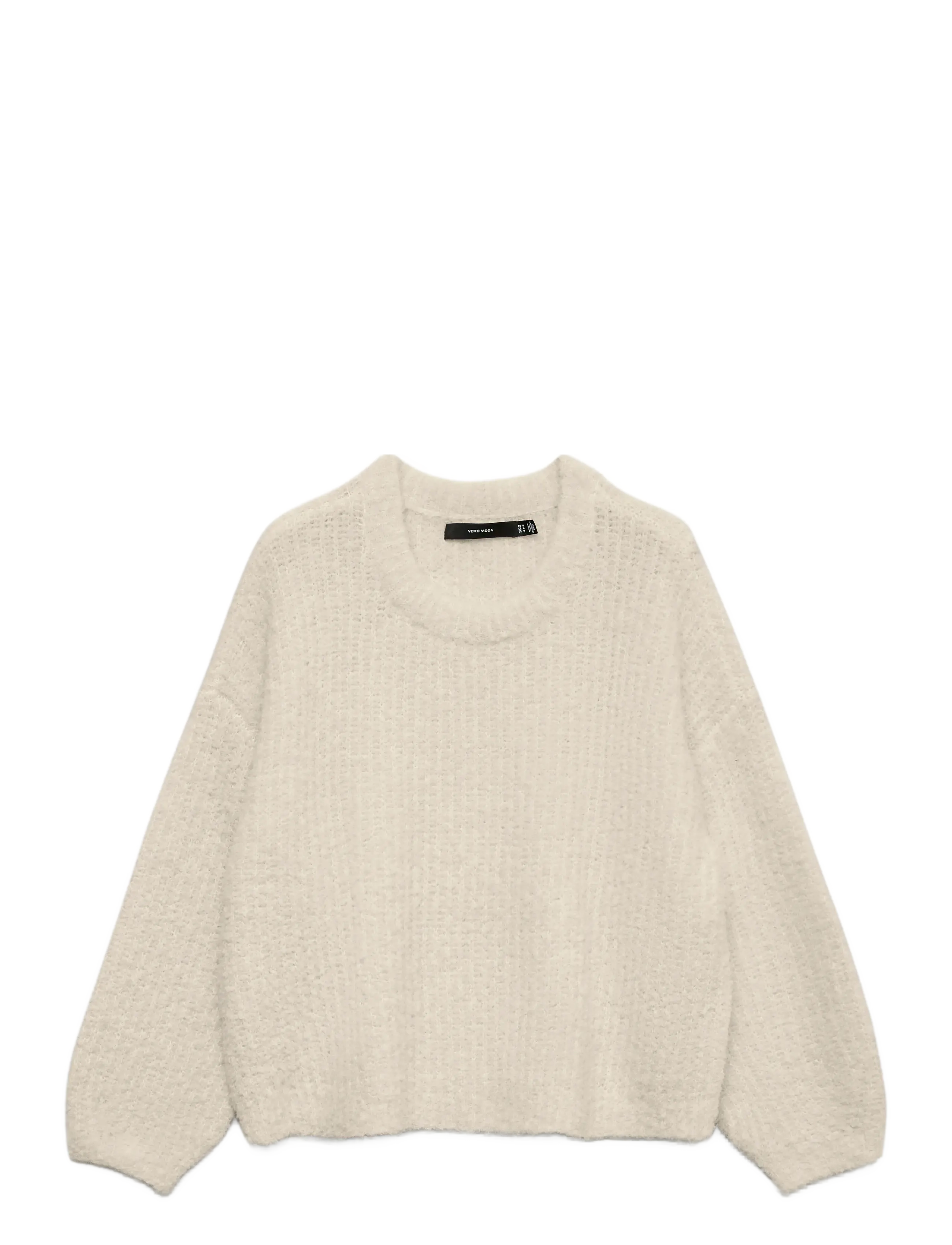 VERO MODA Vmcarmen Ls O-Neck Pullover Cream - S - Damen