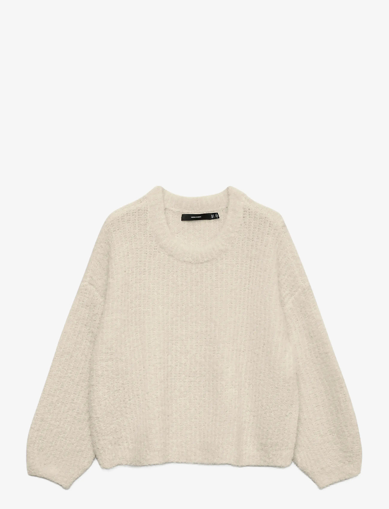 Vero Moda - VMCARMEN LS O-NECK PULLOVER - efterårstøj - birch - 0