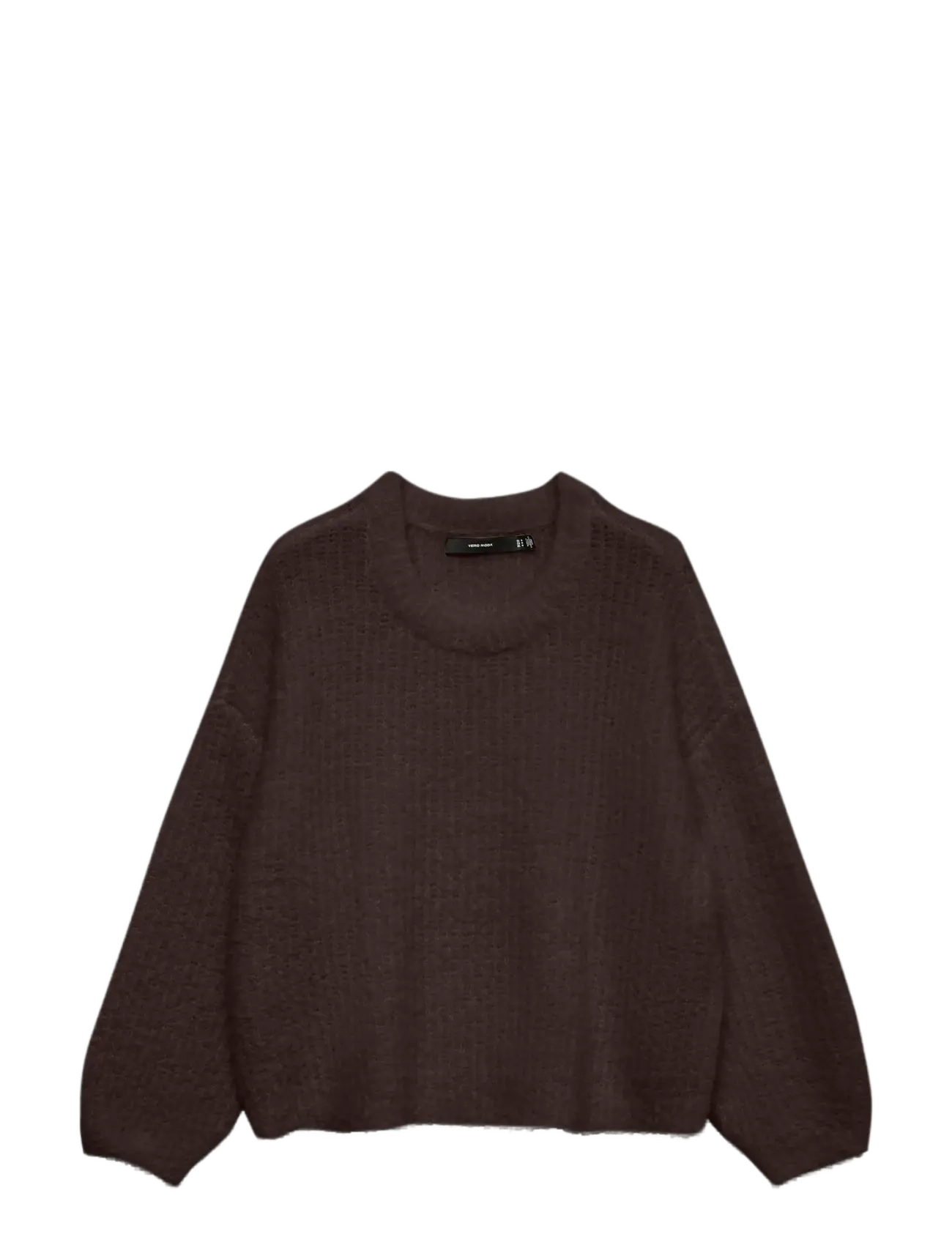 VERO MODA Vmcarmen Ls O-Neck Pullover Braun - S - Damen