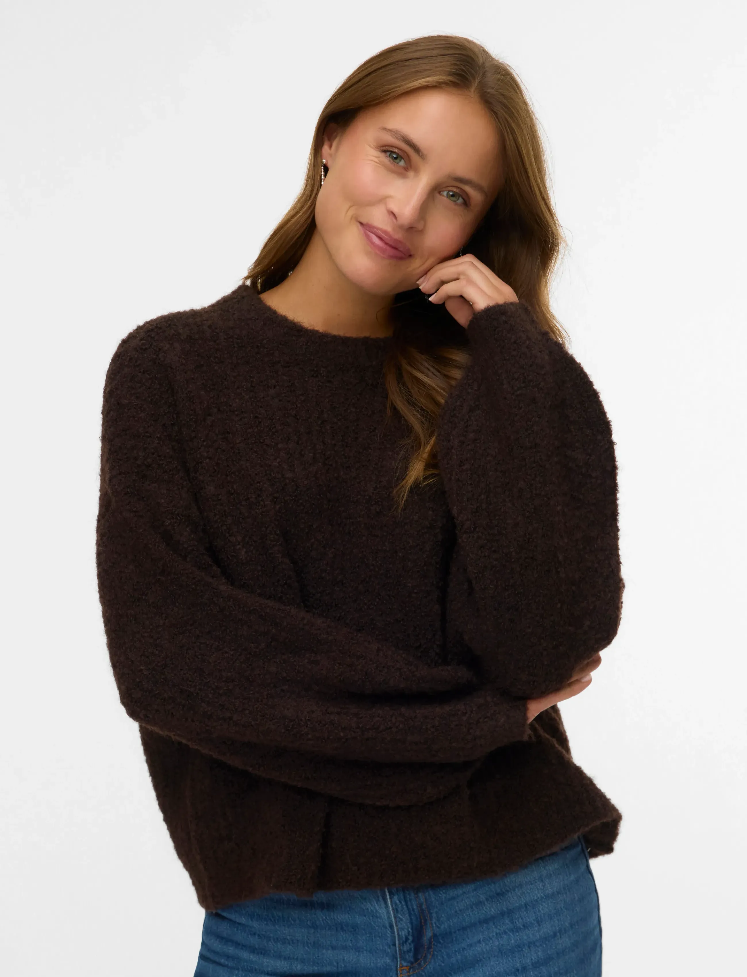 VERO MODA Vmcarmen Ls O-Neck Pullover stickade tröjor dam – bild 3