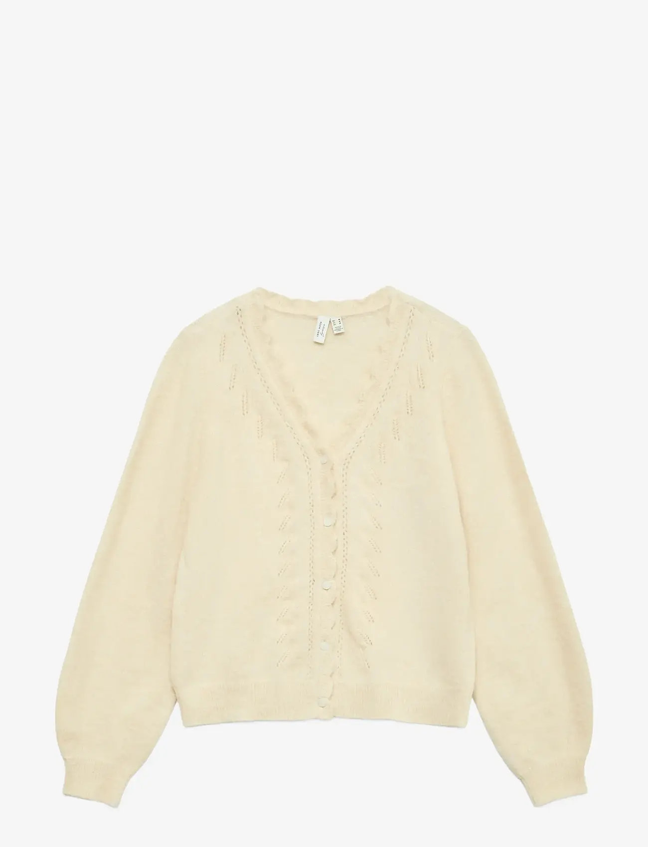 Vero Moda - VMLYA LS V-NECK CARDIGAN BTQ - koftor - birch - 1