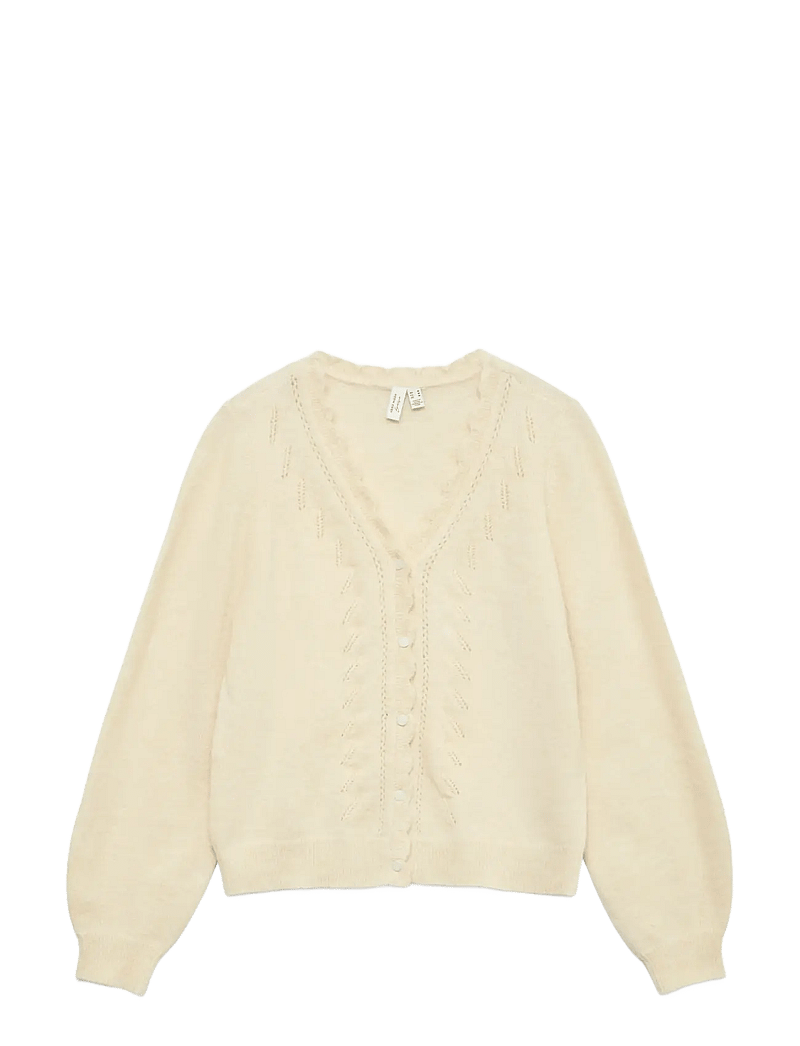 Vero Moda - VMLYA LS V-NECK CARDIGAN BTQ - koftor - birch - 1