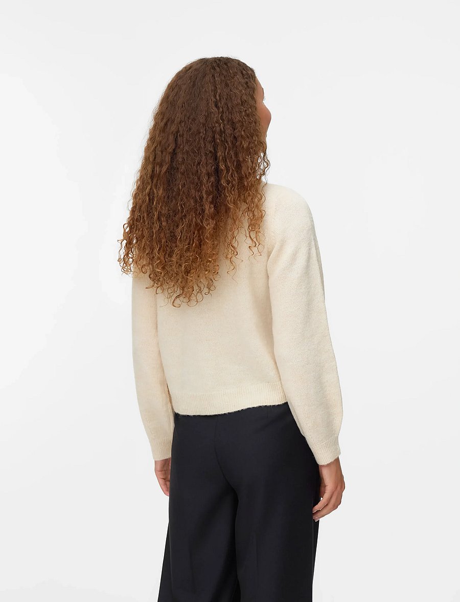 Vero Moda - VMLYA LS V-NECK CARDIGAN BTQ - birch - 2