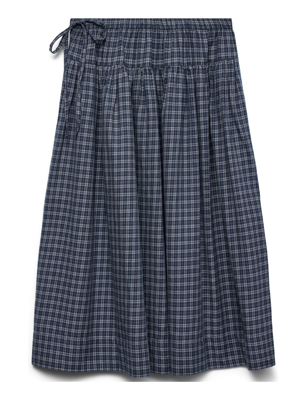 Vero Moda AWTAMIRA MW 7/8 SKIRT - Seelikud - BLUE WING TEAL / navy