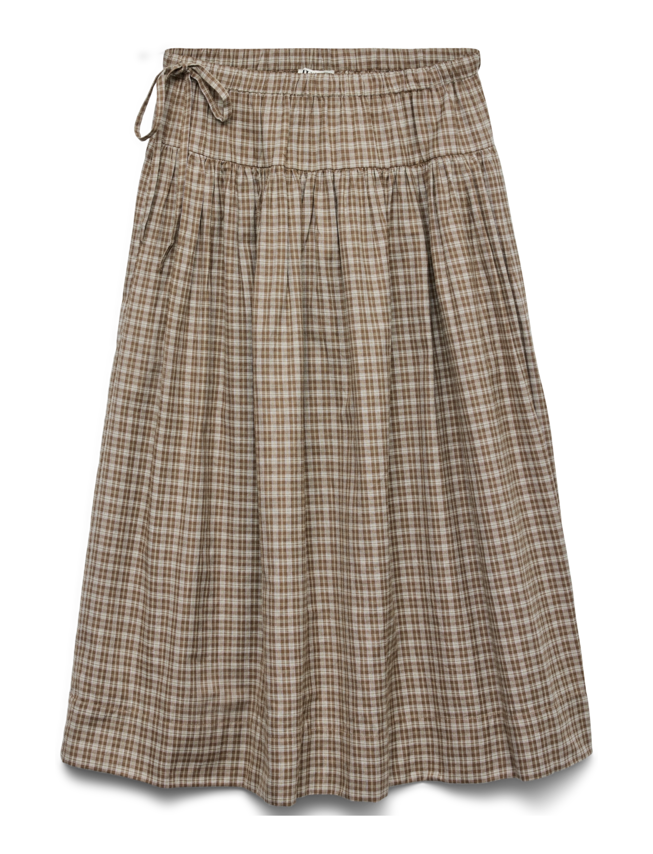 Vero Moda AWTAMIRA MW 7/8 SKIRT - Röcke - TEAK / brown
