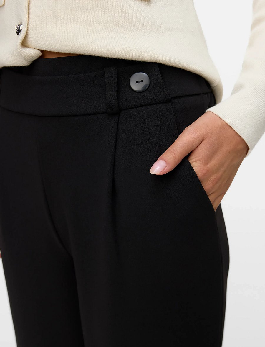 Vero Moda - VMSTAR PANTS JRS NOOS - hosen mit weitem bein - black - 3