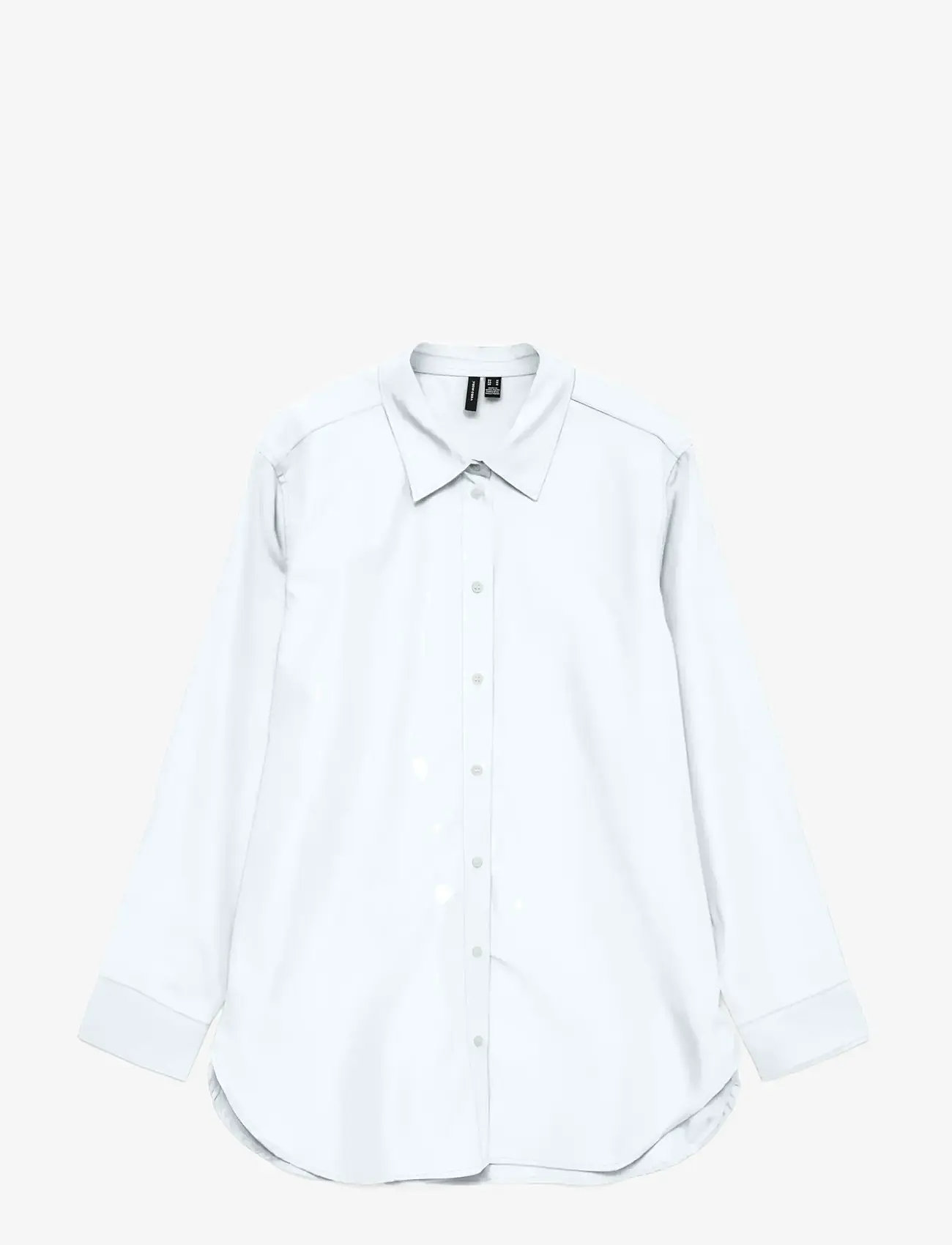 Vero Moda - VMELINA LS SHIRT WVN NOOS - chemises à manches longues - bright white - 1