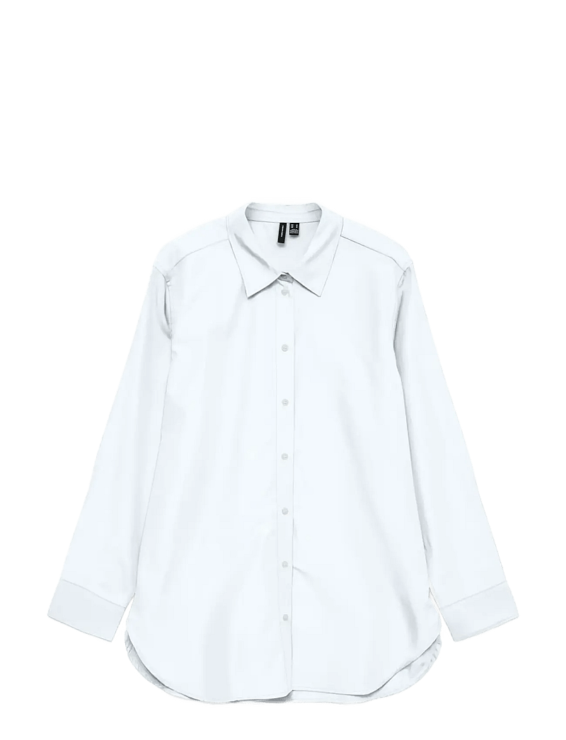 Vero Moda - VMELINA LS SHIRT WVN NOOS - chemises à manches longues - bright white - 1
