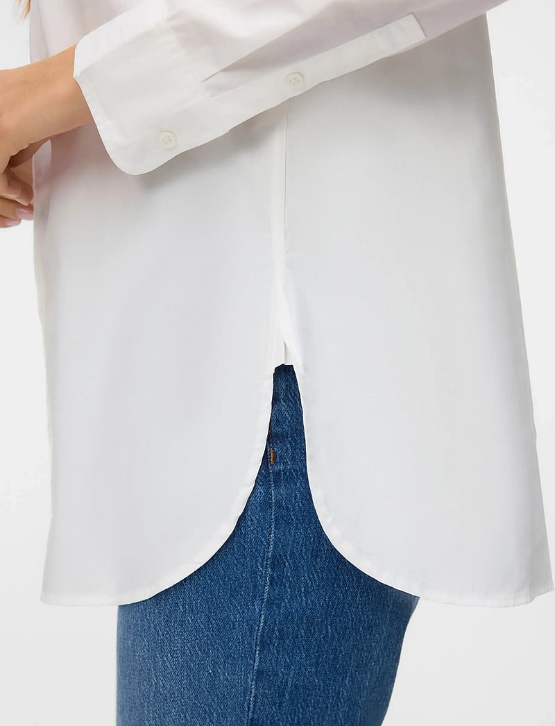 Vero Moda - VMELINA LS SHIRT WVN NOOS - chemises à manches longues - bright white - 4