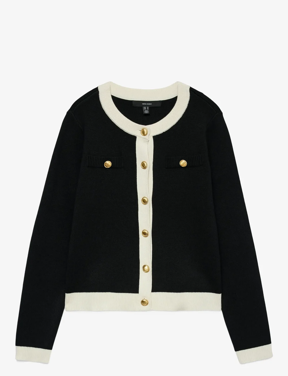 Vero Moda - VMOLI LS O-NECK CARDIGAN - koftor - black - 1