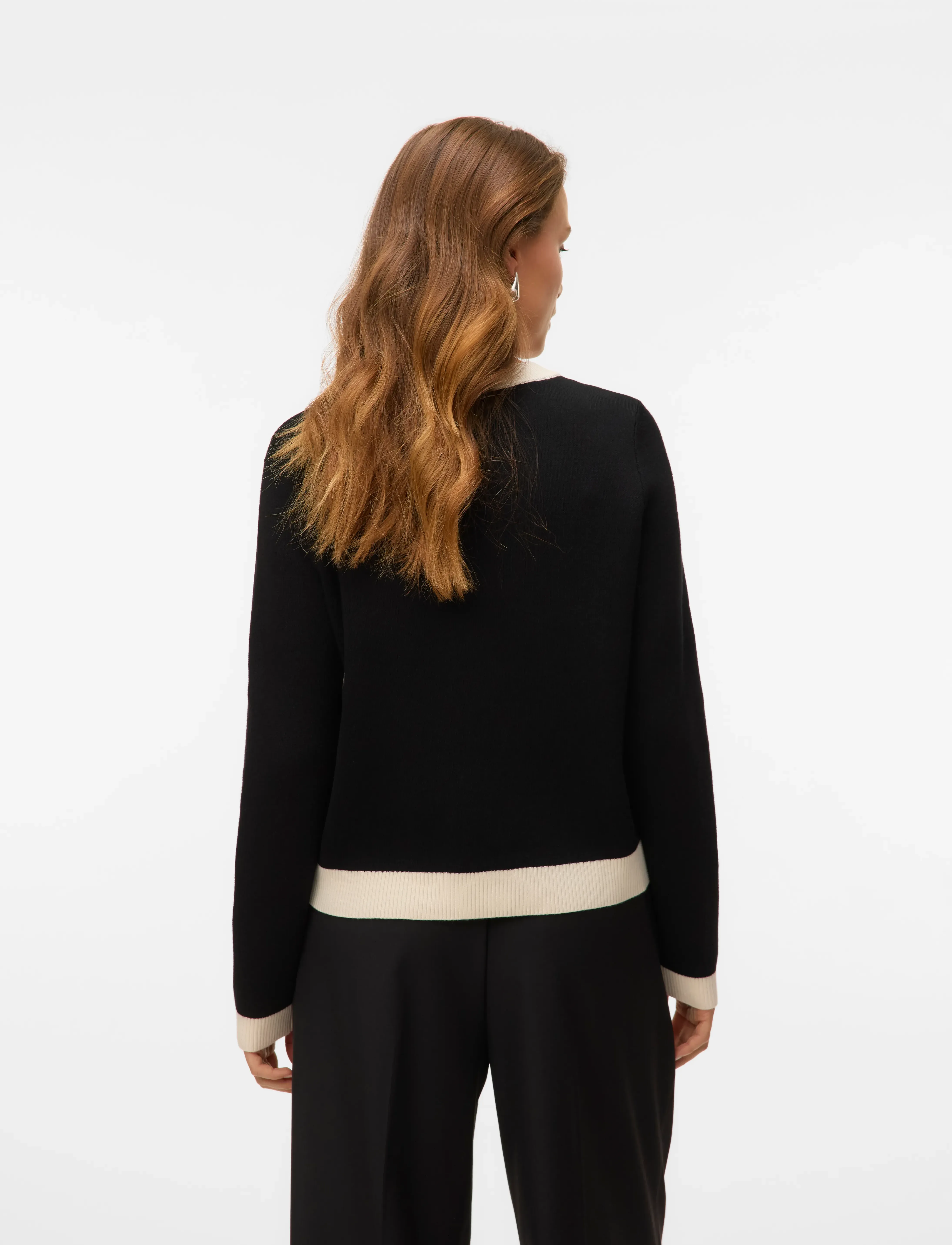 Vero Moda - VMOLI LS O-NECK CARDIGAN - black - 2