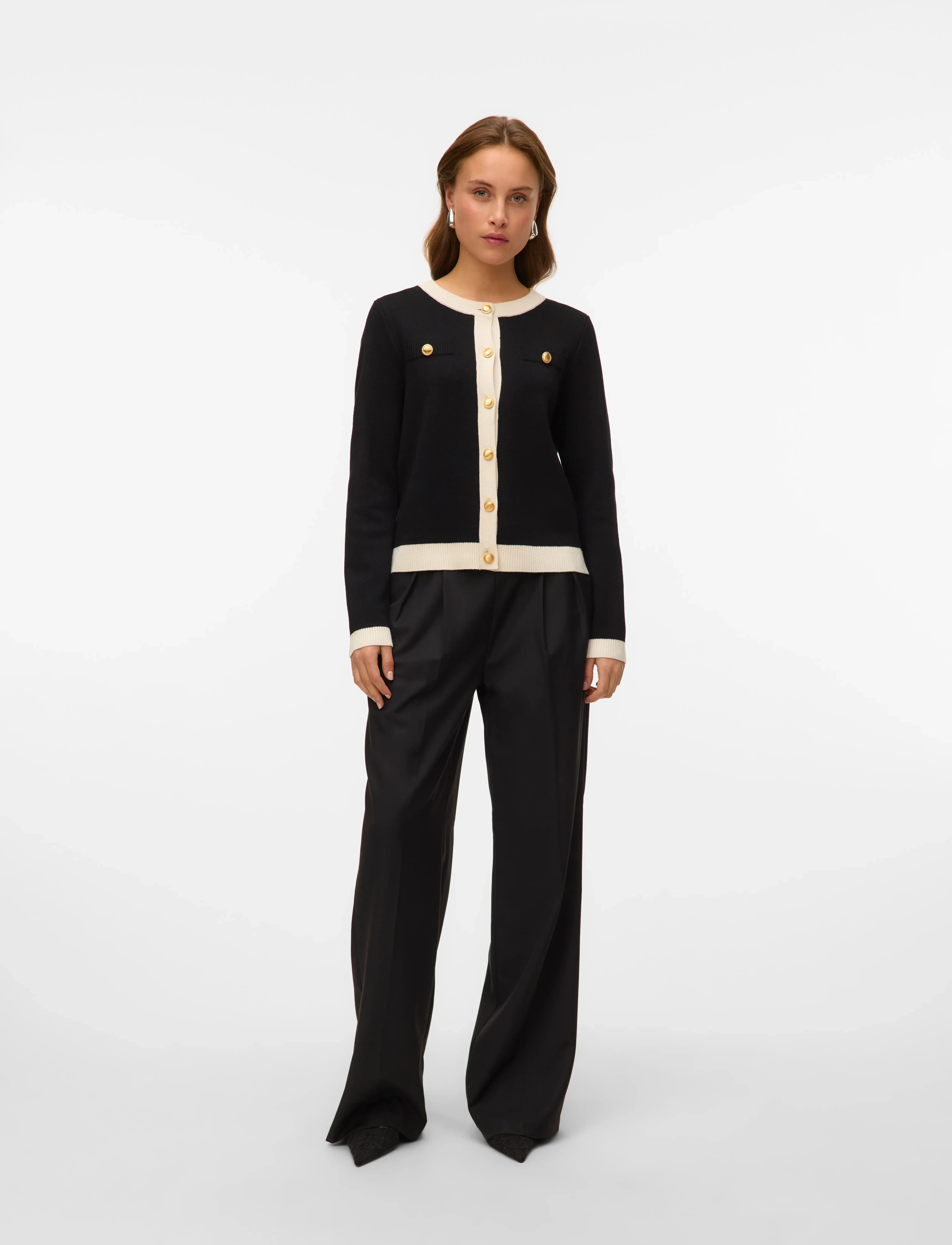 Vero Moda - VMOLI LS O-NECK CARDIGAN - black - 3