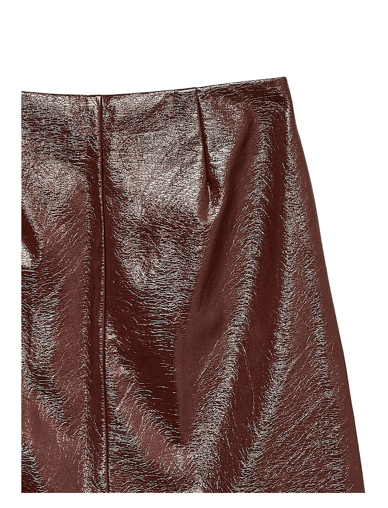 Vero Moda - VMNELLY HR COLORED VINYL SKIRT NOOS - kurze röcke - winetasting - 1