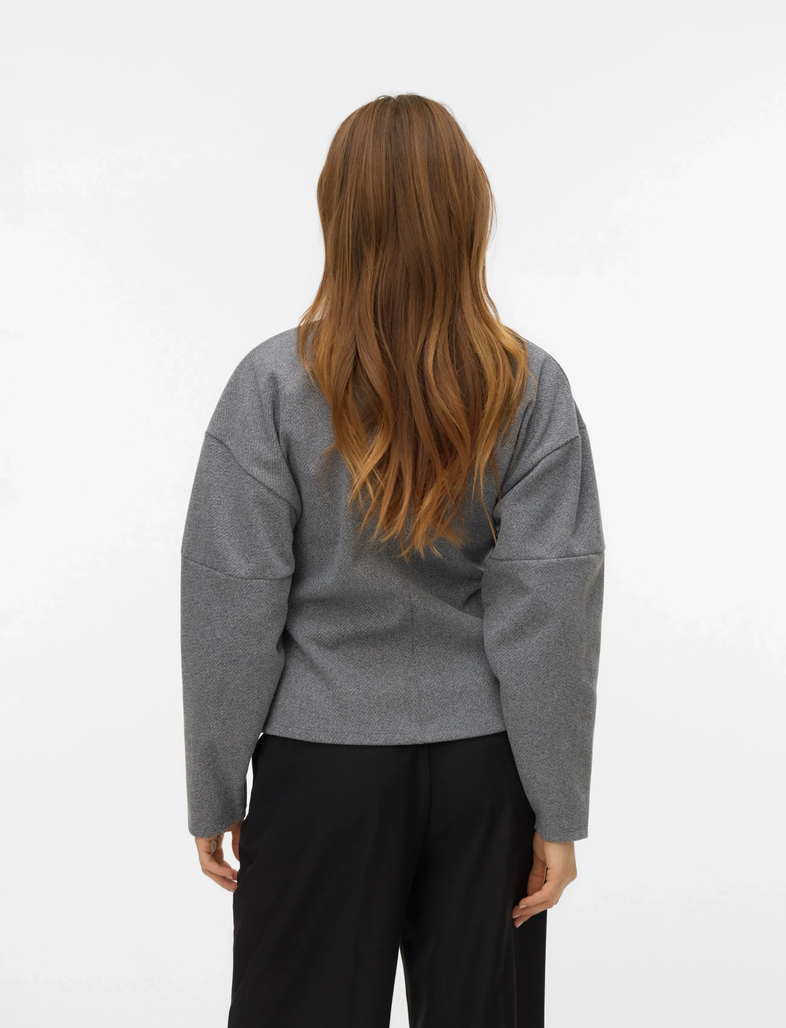 Vmklea Ls O-Neck Cardigan Jrs Ga 2