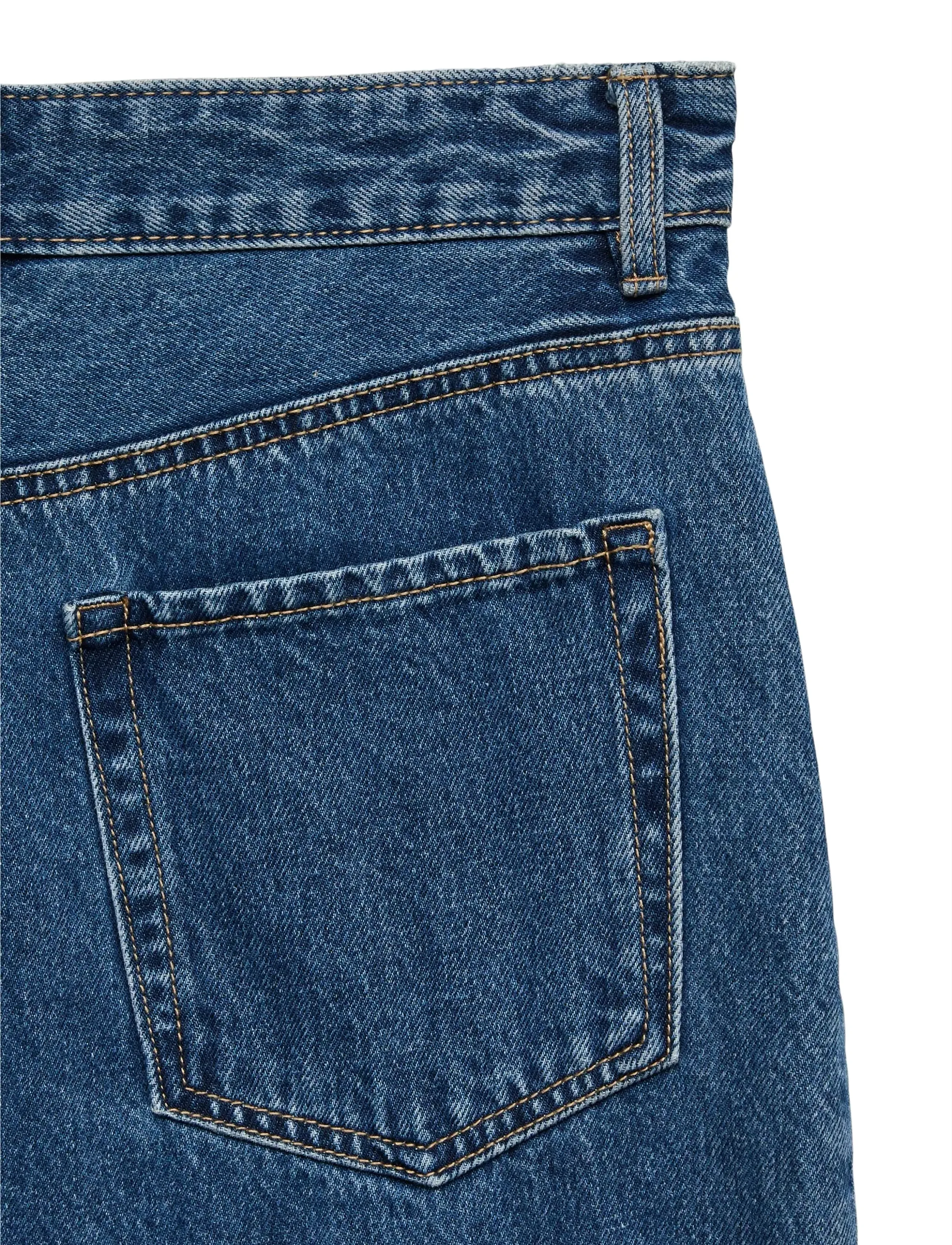 Vero Moda - VMBILLIE HR BARREL ANK JEANS LI3142 NOOS - brede jeans - medium blue denim - 5