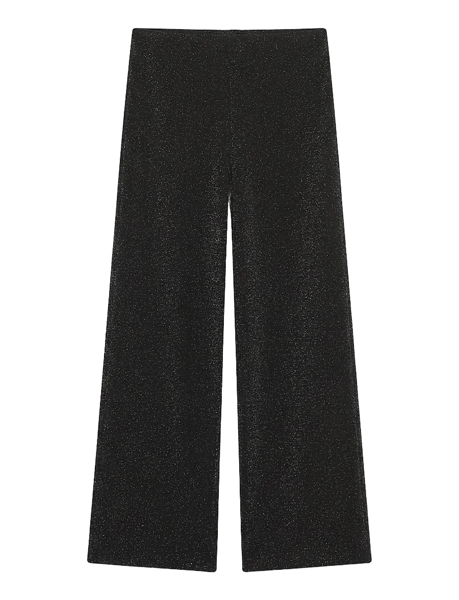 Vero Moda - VMBERLIN MW WIDE PARTY LX PANT NOOS - bukser med brede ben - black - 1