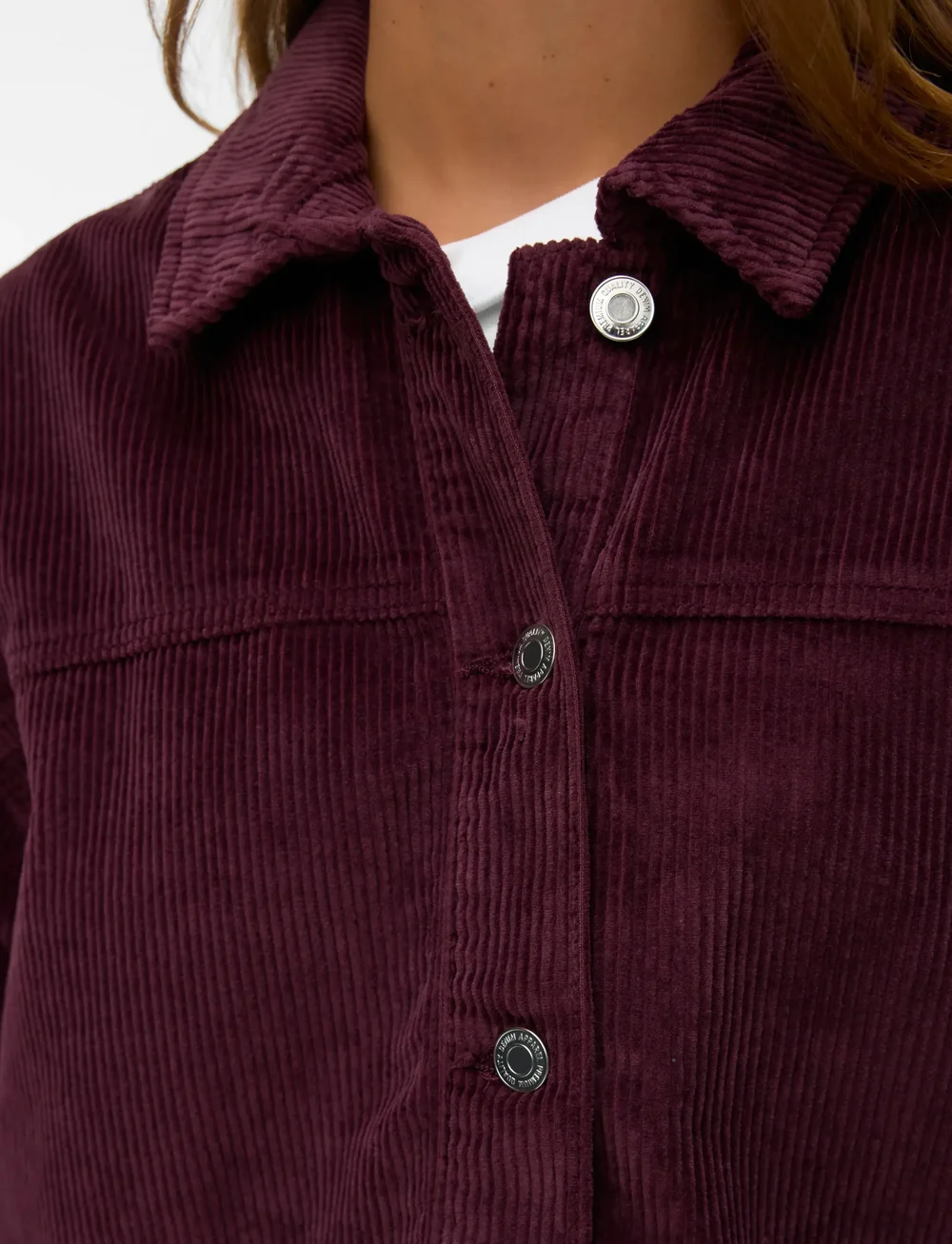 Vero Moda - VMJAMIE LS CORDUROY SHACKET MIX NOOS - kurtki jesienne - winetasting - 5