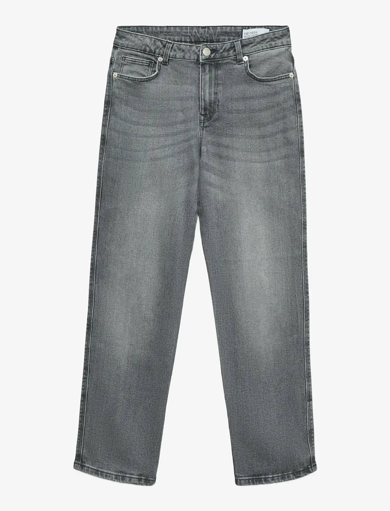Vero Moda - VMAMARA MR SLIM STRAIGHT ANK VI2112 NOOS - slim jeans - medium grey denim - 1
