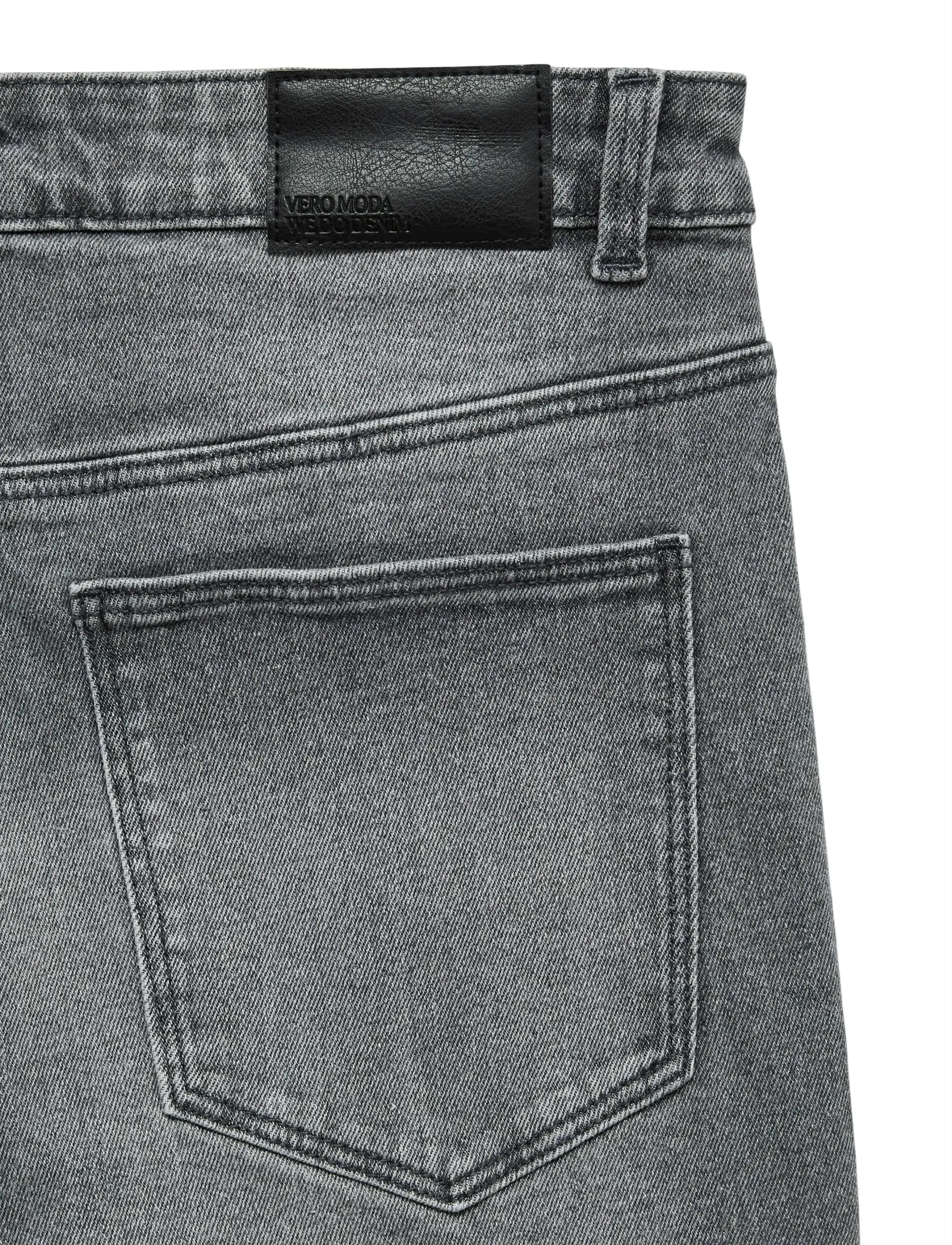 Vero Moda - VMAMARA MR SLIM STRAIGHT ANK VI2112 NOOS - slim gallabuxur - medium grey denim - 5