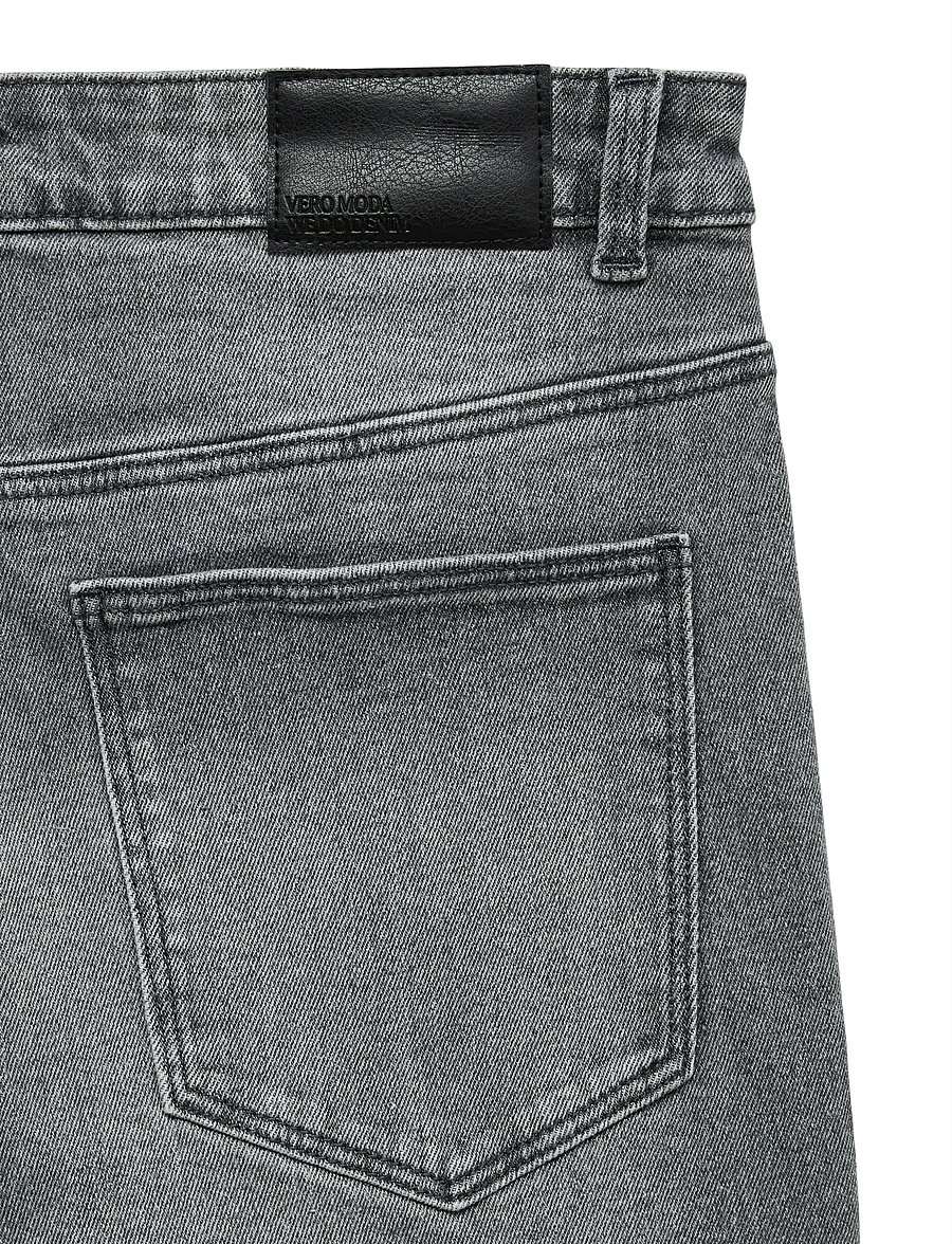 Vero Moda - VMAMARA MR SLIM STRAIGHT ANK VI2112 NOOS - slim gallabuxur - medium grey denim - 5