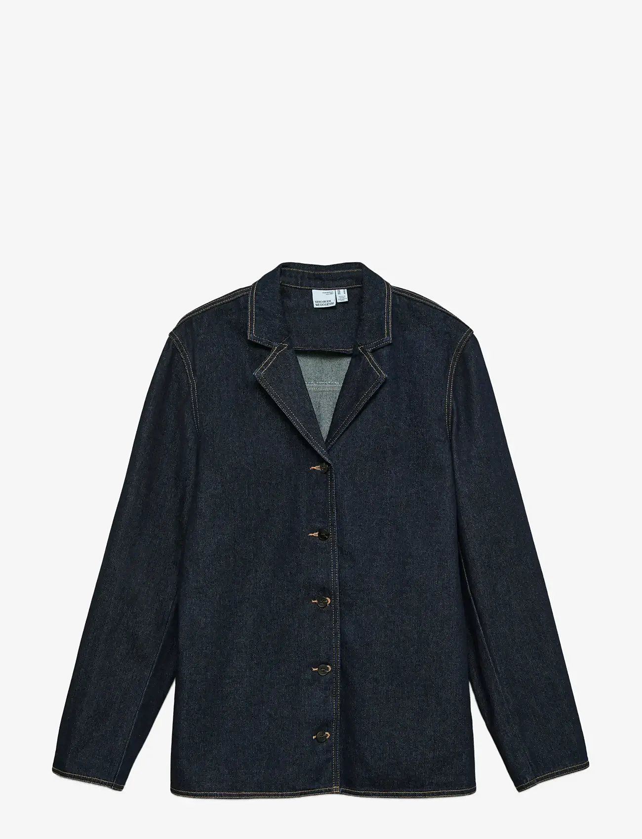 Vero Moda - VMKANIKA LS DENIM BLAZER SHIRT SI352 - jeanshemden - dark blue denim - 1