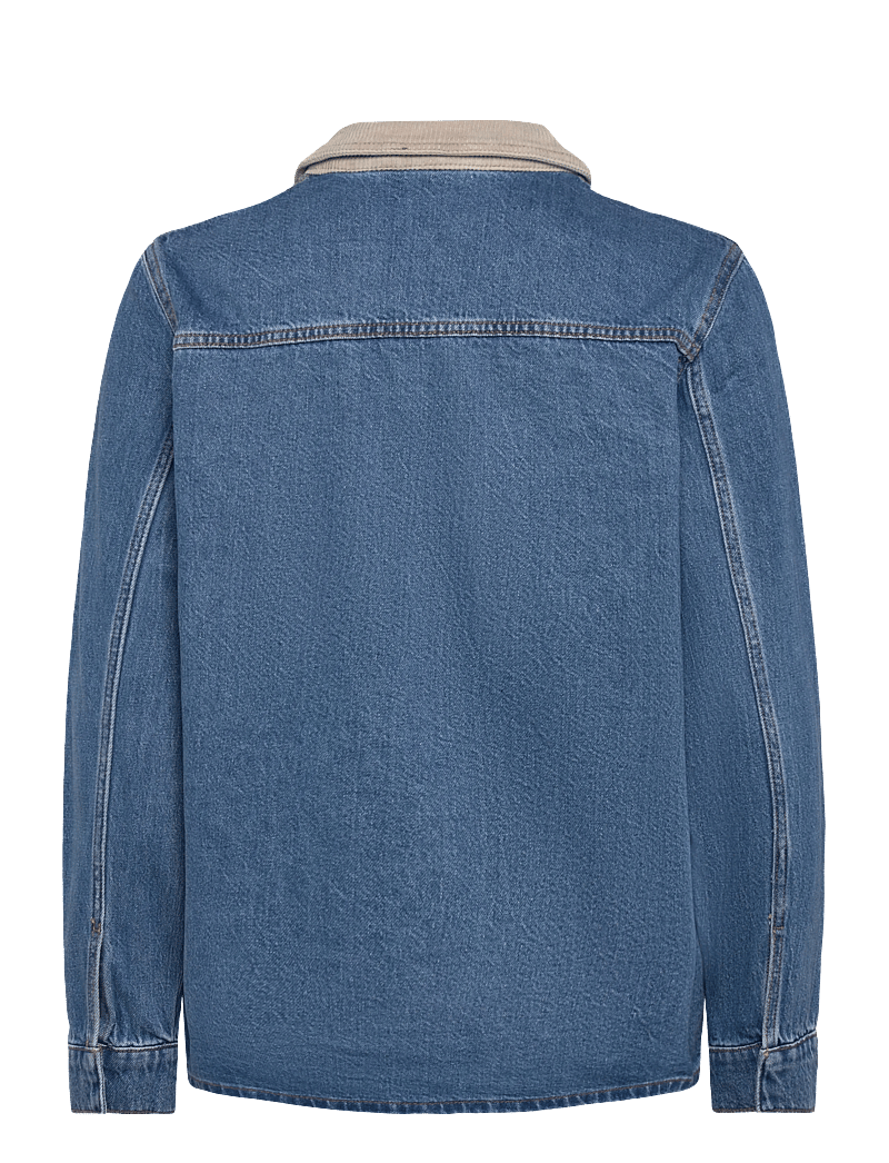 Vero Moda - VMENYA LS WORKWEAR JACKET - forårsjakker - medium blue denim - 2