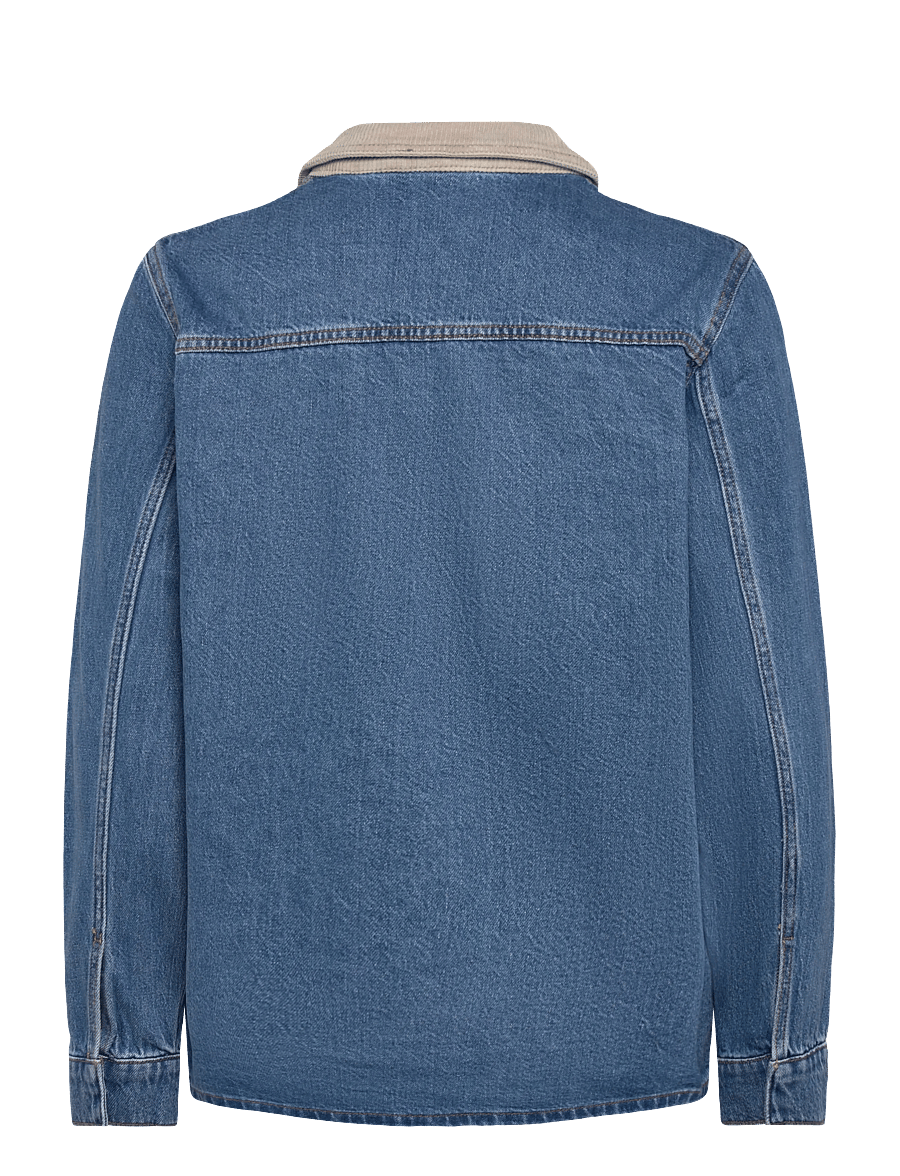 Vero Moda - VMENYA LS WORKWEAR JACKET - vårjackor - medium blue denim - 2