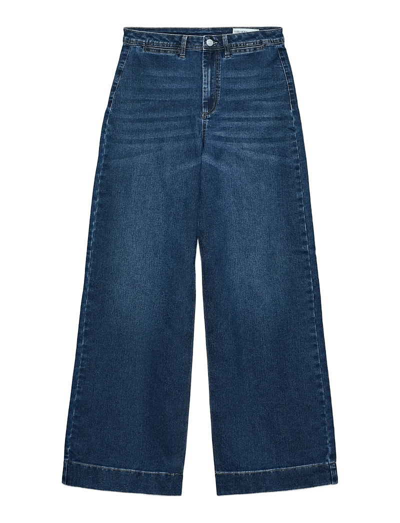 Vero Moda - VMKAYLA HR WIDE JEANS VI3474 - vida jeans - dark blue denim - 1