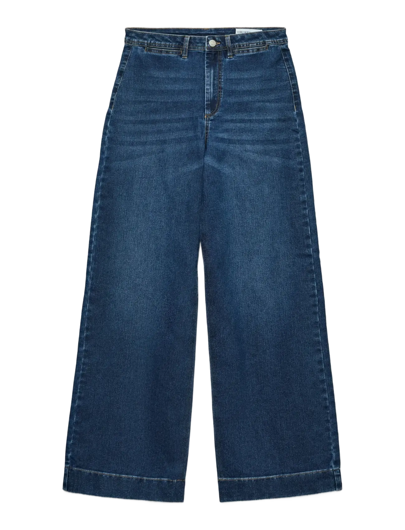 Vero Moda - VMKAYLA HR WIDE JEANS VI3474 - hosen mit weitem bein - dark blue denim - 1