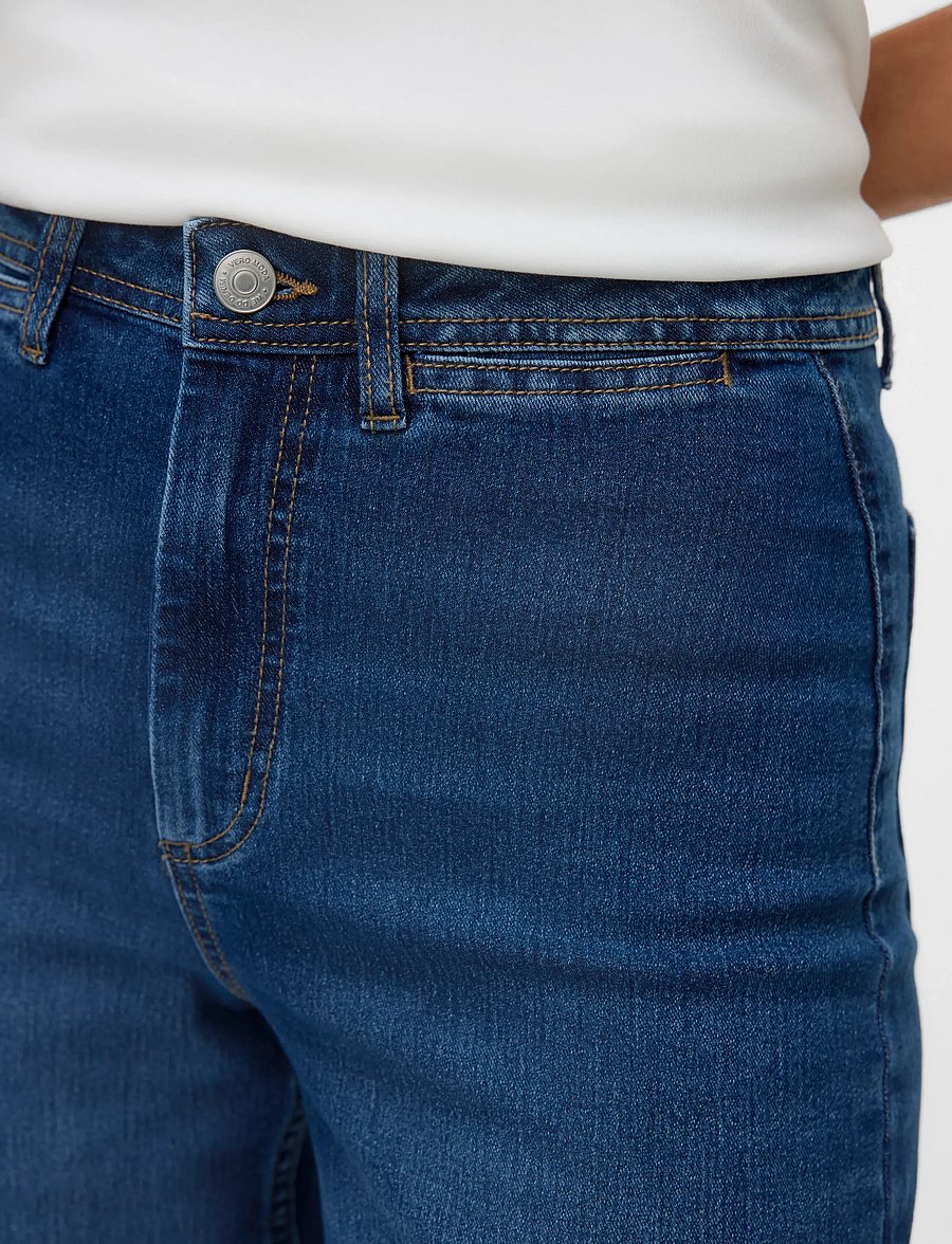 Vero Moda - VMKAYLA HR WIDE JEANS VI3474 - vida jeans - dark blue denim - 4