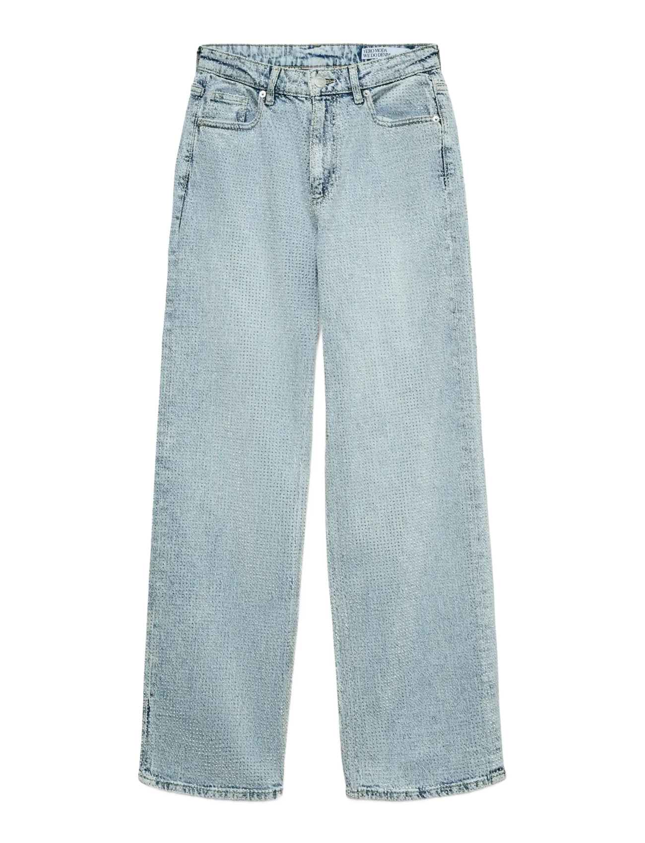 Vero Moda VMTESSA HR WIDE RHINE JEANS RA339 - Jeans - LIGHT BLUE DENIM / blue
