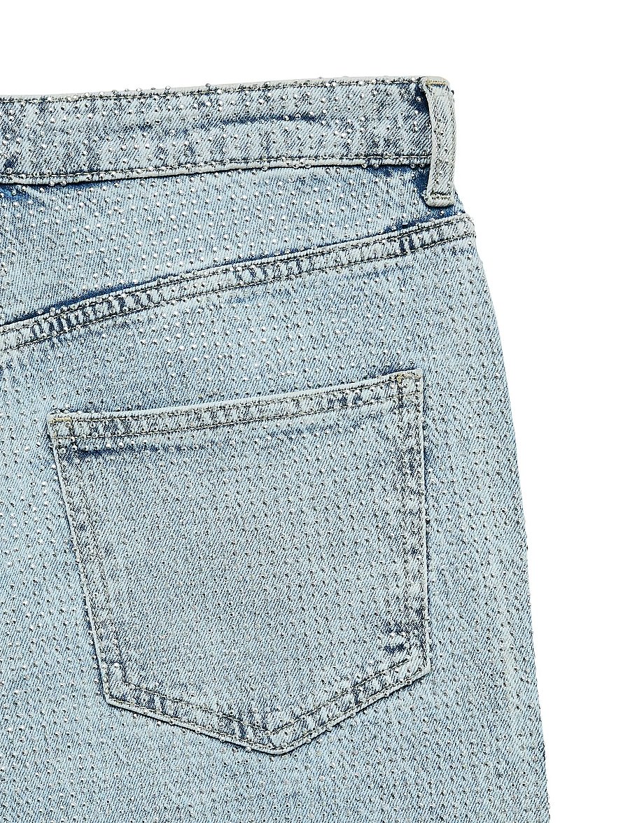 Vero Moda - VMTESSA HR WIDE RHINE JEANS RA339 - hosen mit weitem bein - light blue denim - 5