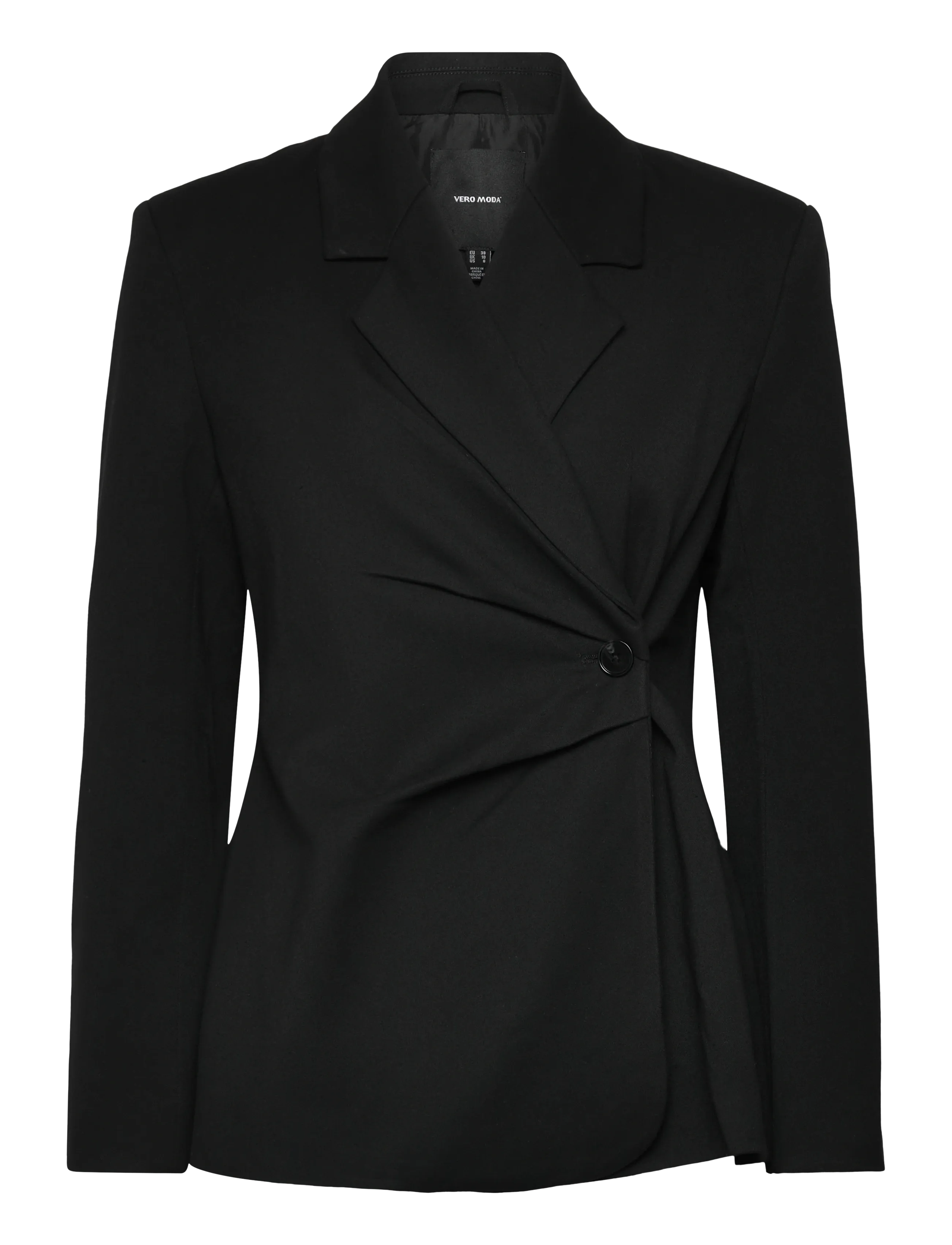 Vero Moda VMVELA LS WRAP BLAZER - Blazer - BLACK / black