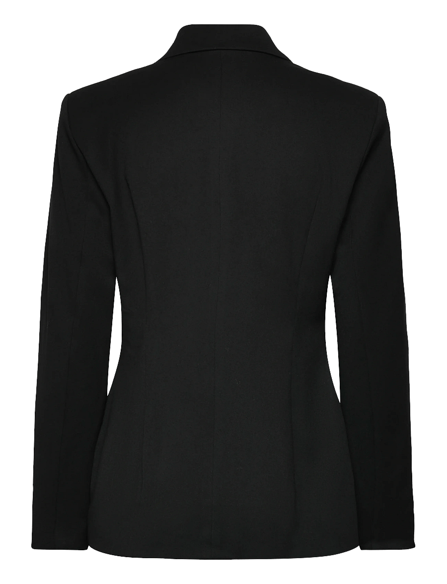 Vero Moda - VMVELA LS WRAP BLAZER - Ühes joones nööpidega bleiserid - black - 2