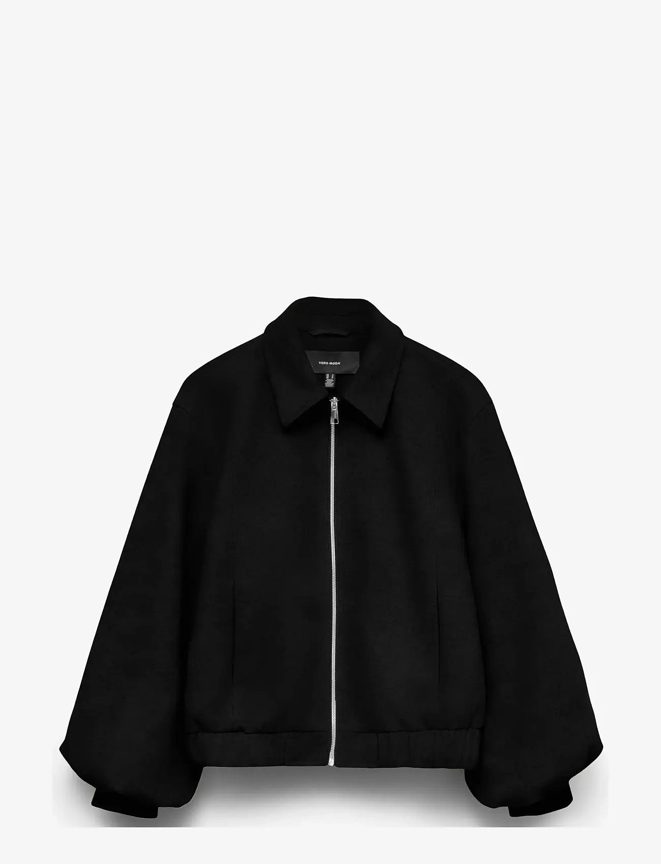 Vero Moda - VMMADDIE SHORT JACKET BOO - vårjackor - black - 1