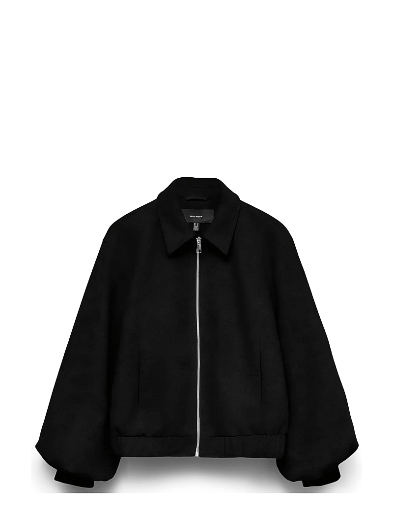 Vero Moda - VMMADDIE SHORT JACKET BOO - vårjackor - black - 1