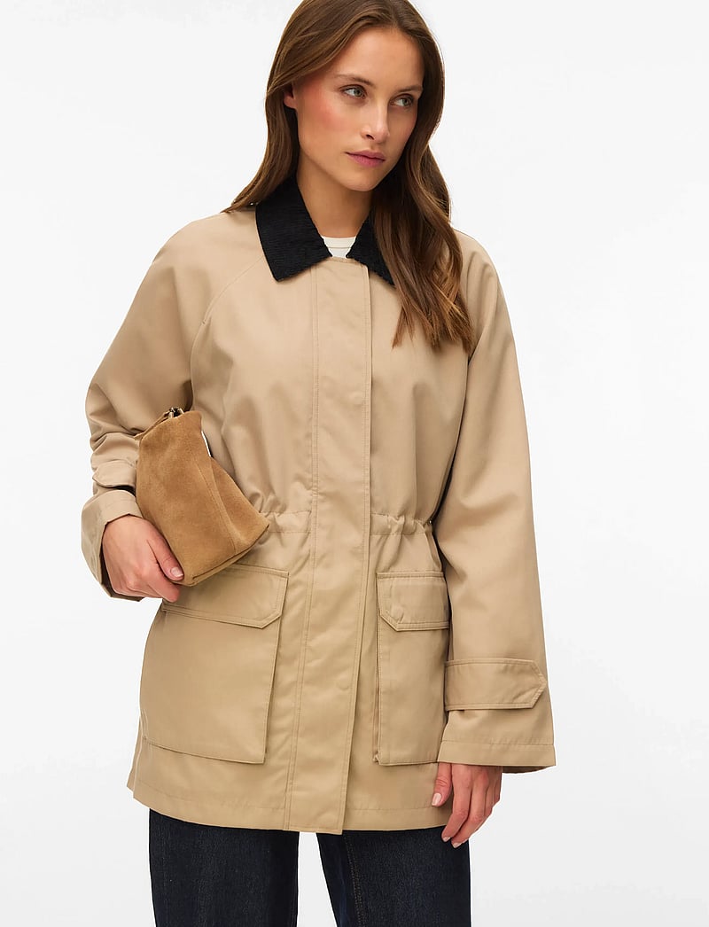 Vero Moda - VMANNIKA JACKET - utility-jacken - silver mink - 3