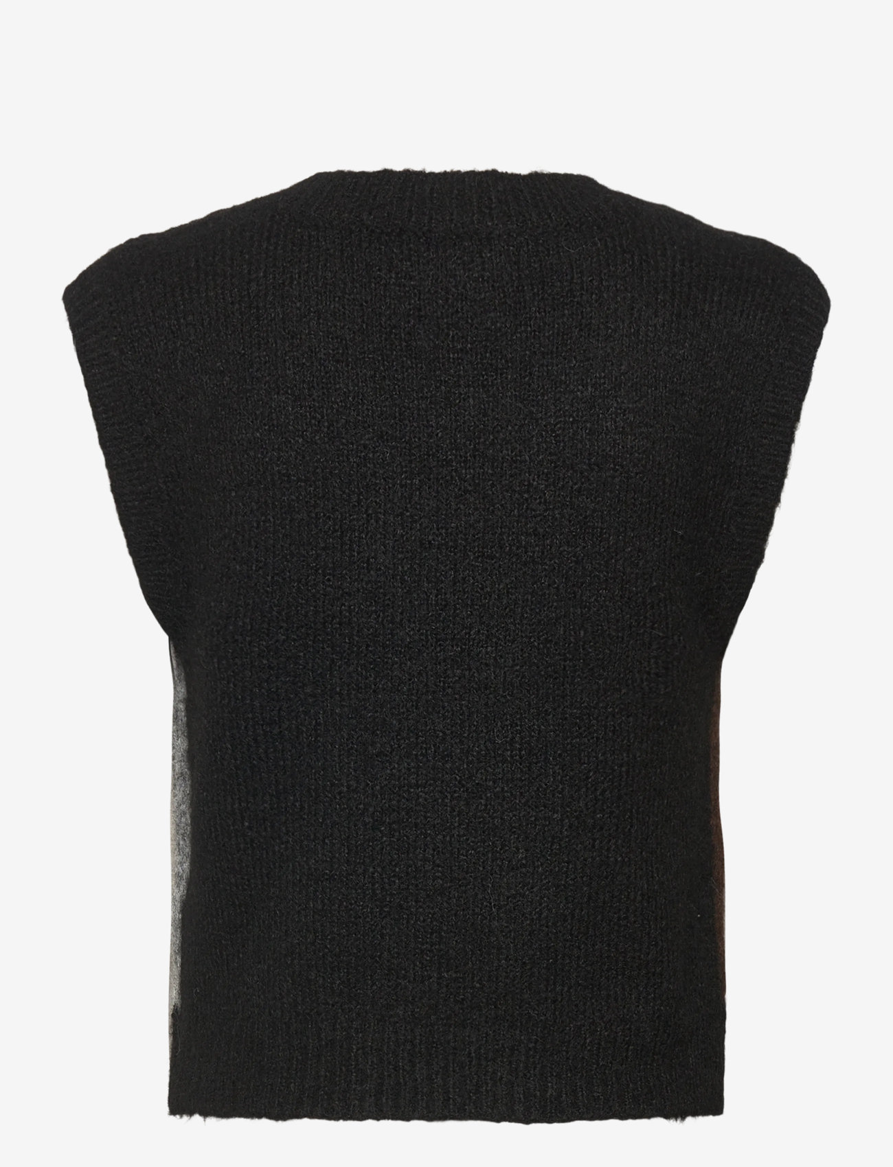 Vero Moda - VMBLISS SL V-NECK HANDSTITCH VEST GA - black - 1