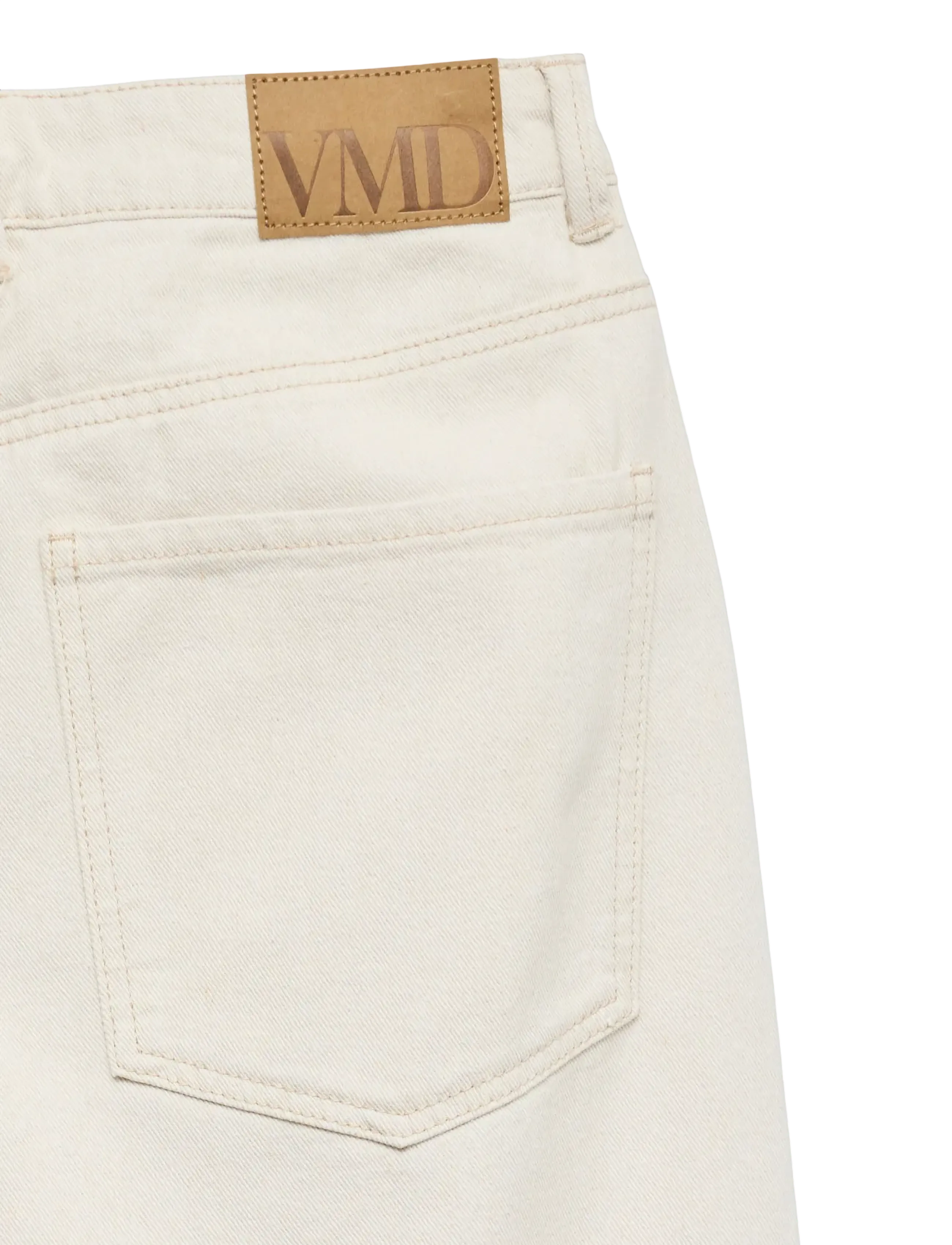 Vero Moda - VMZELDA HR BARREL FOLD UP ECRU JEANS - barrel jeans - ecru - 5