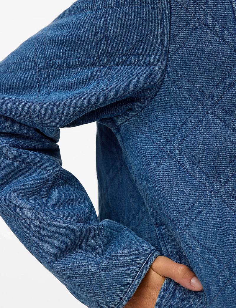 Vero Moda - VMERA LS QUILTED DNM JACKET SI343 - vårjackor - medium blue denim - 4