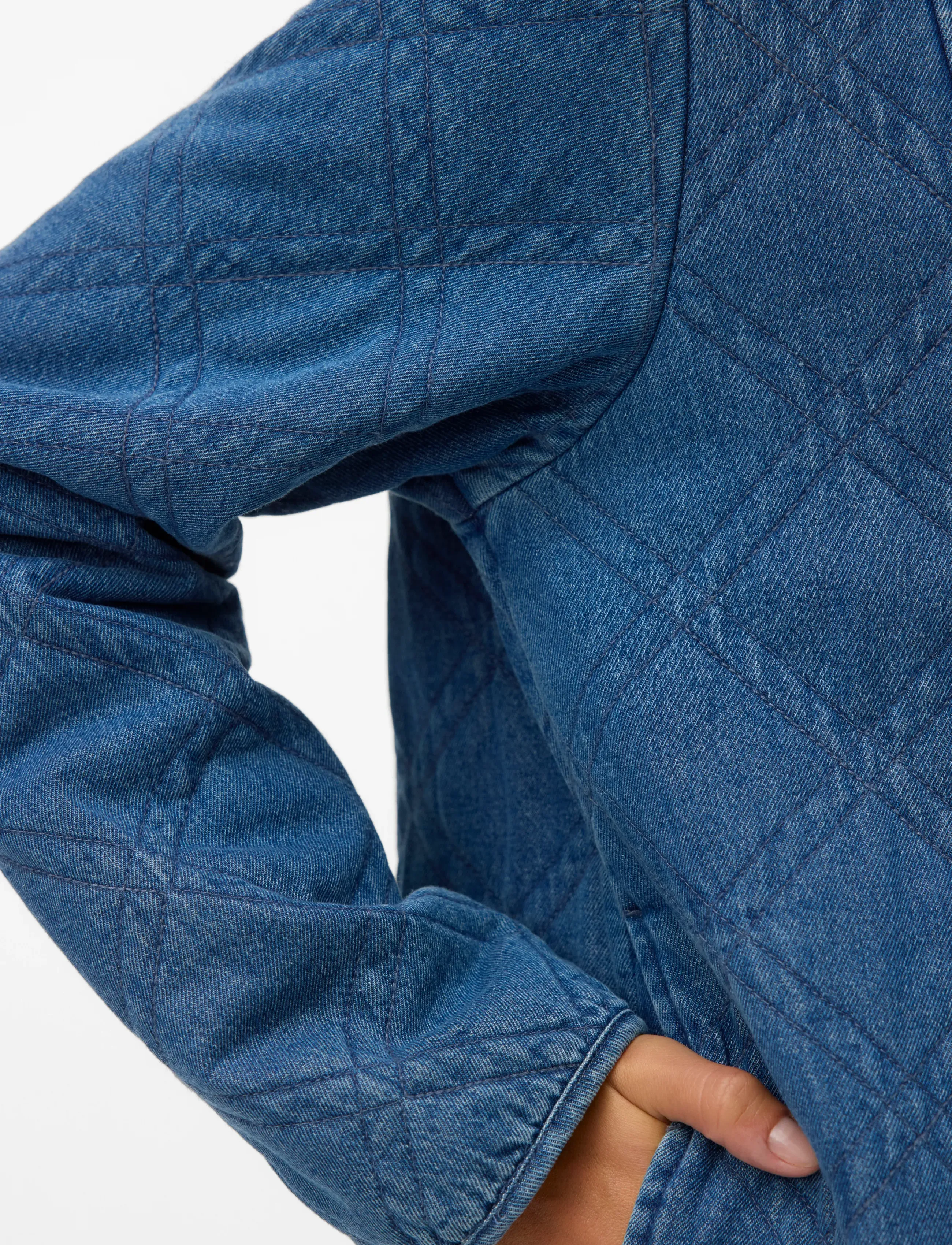 Vero Moda - VMERA LS QUILTED DNM JACKET SI343 - spring jackets - medium blue denim - 4