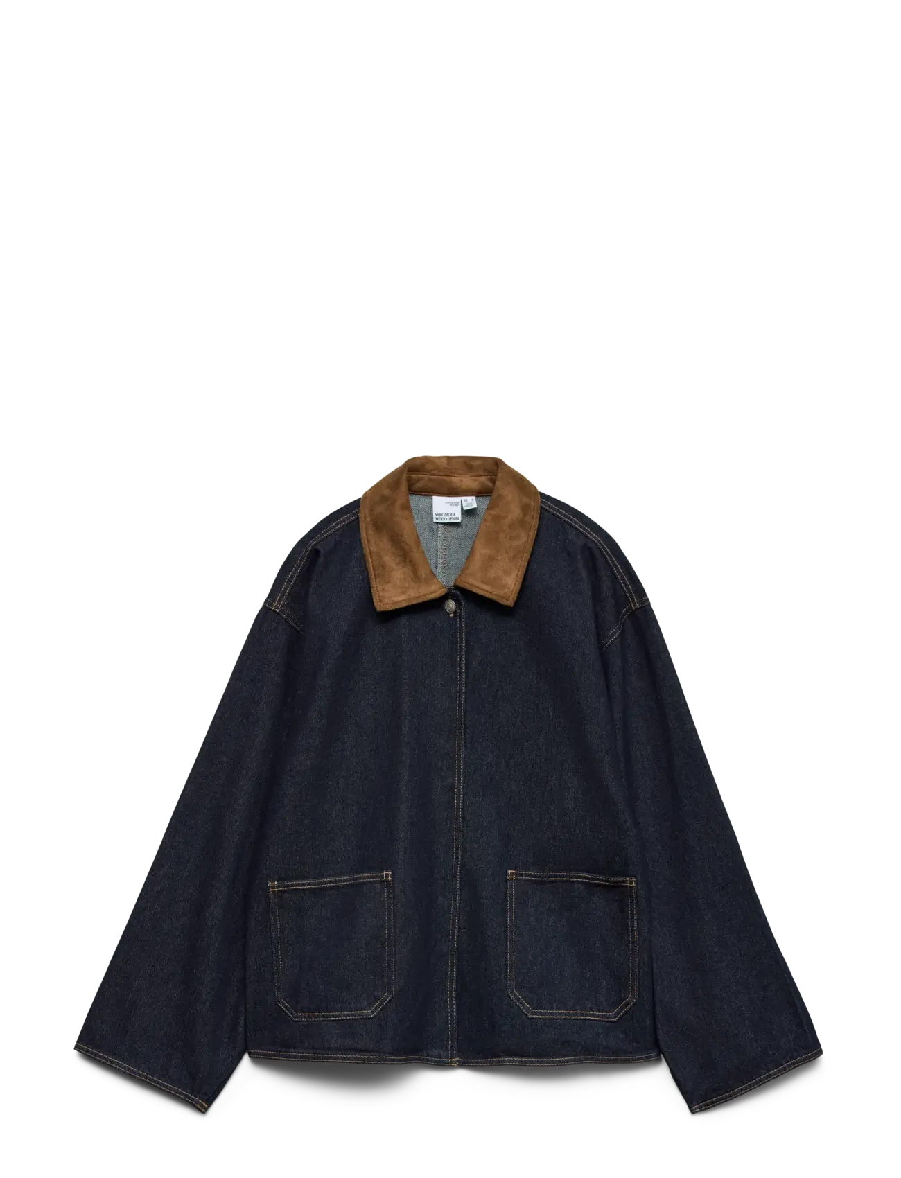 Vero Moda VMNOVIE LS DENIM BARN JACKET SI346 - Vero Moda - MEDIUM BLUE DENIM / navy