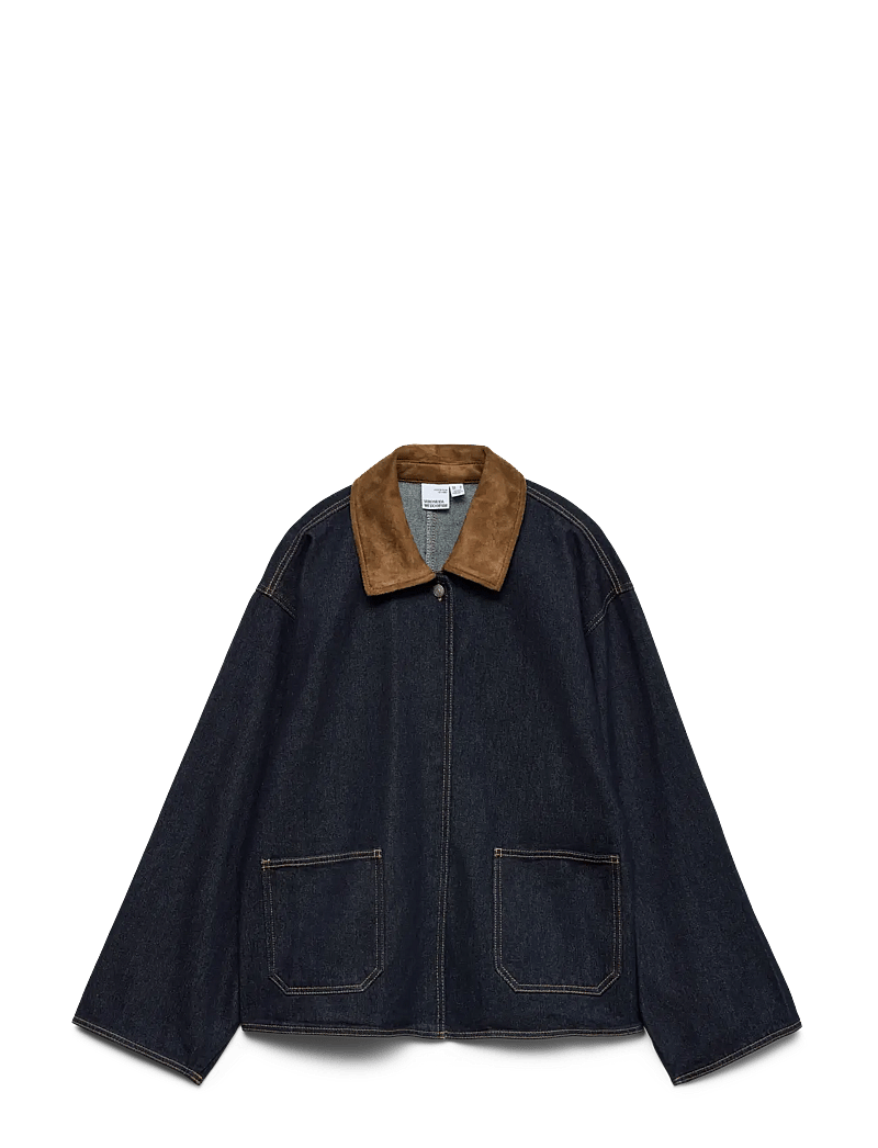 Vero Moda - VMNOVIE LS DENIM BARN JACKET SI346 - frühlingsjacken - medium blue denim - 1