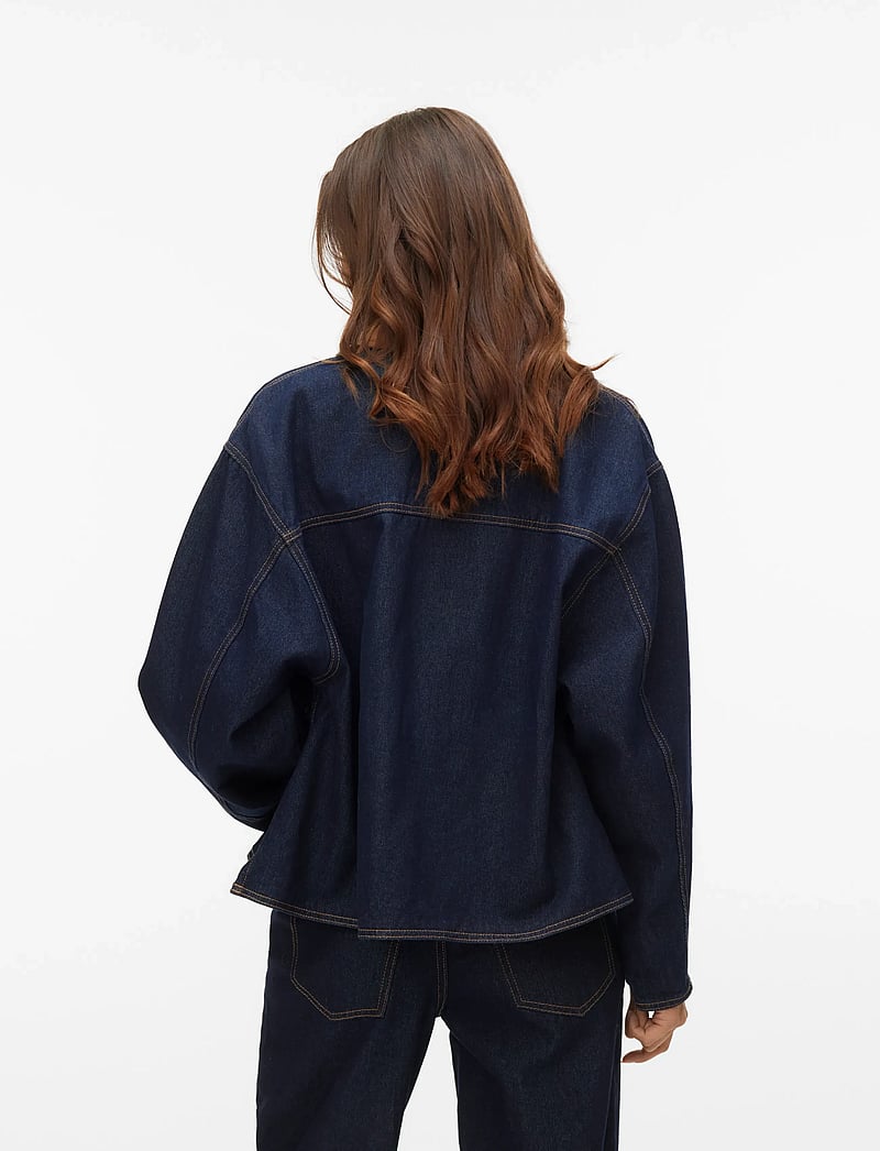 Vero Moda - VMNOVIE LS DENIM BARN JACKET SI346 - jeansjackor - medium blue denim - 5