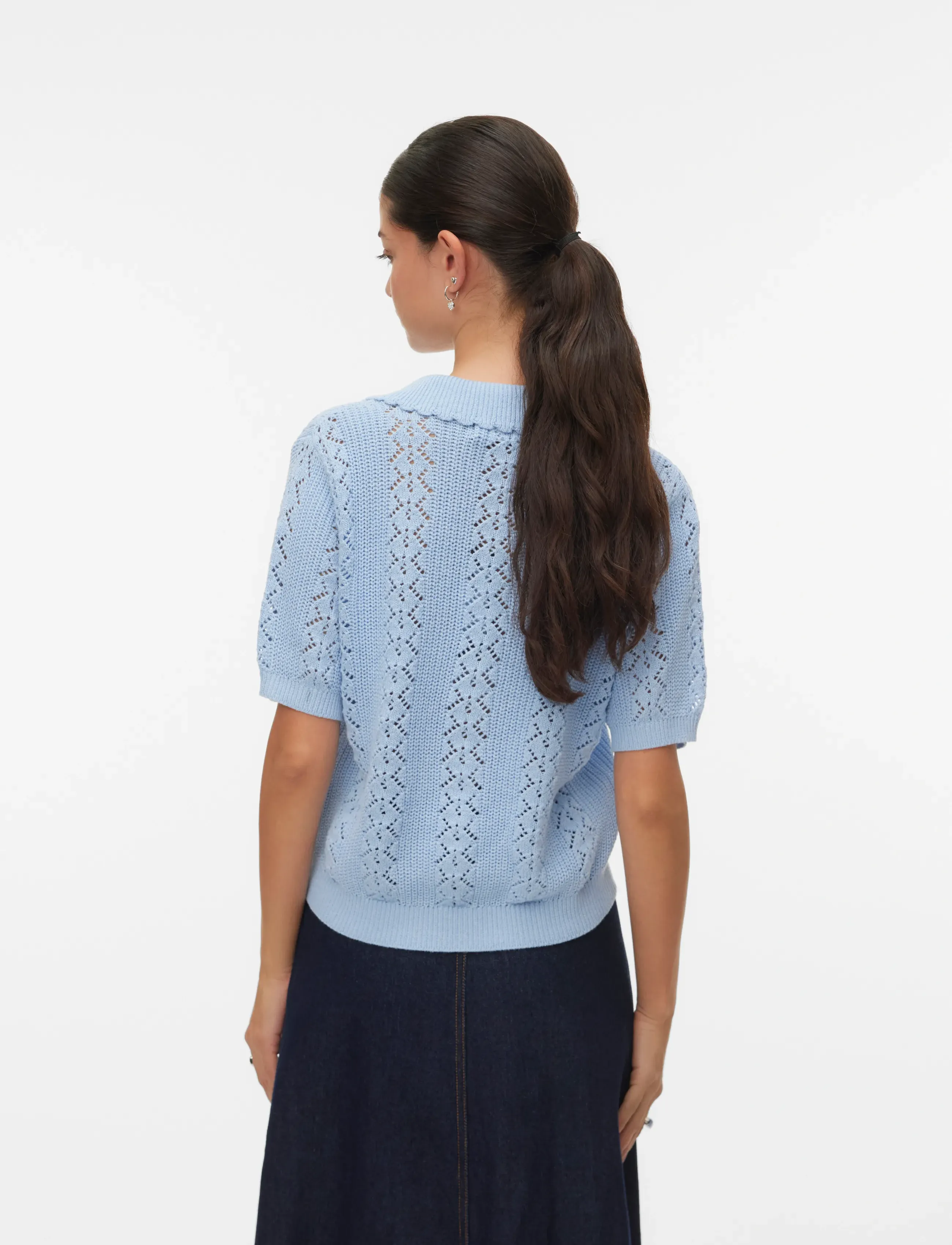 Vmdaria Ss Poloneck Cardigan 2